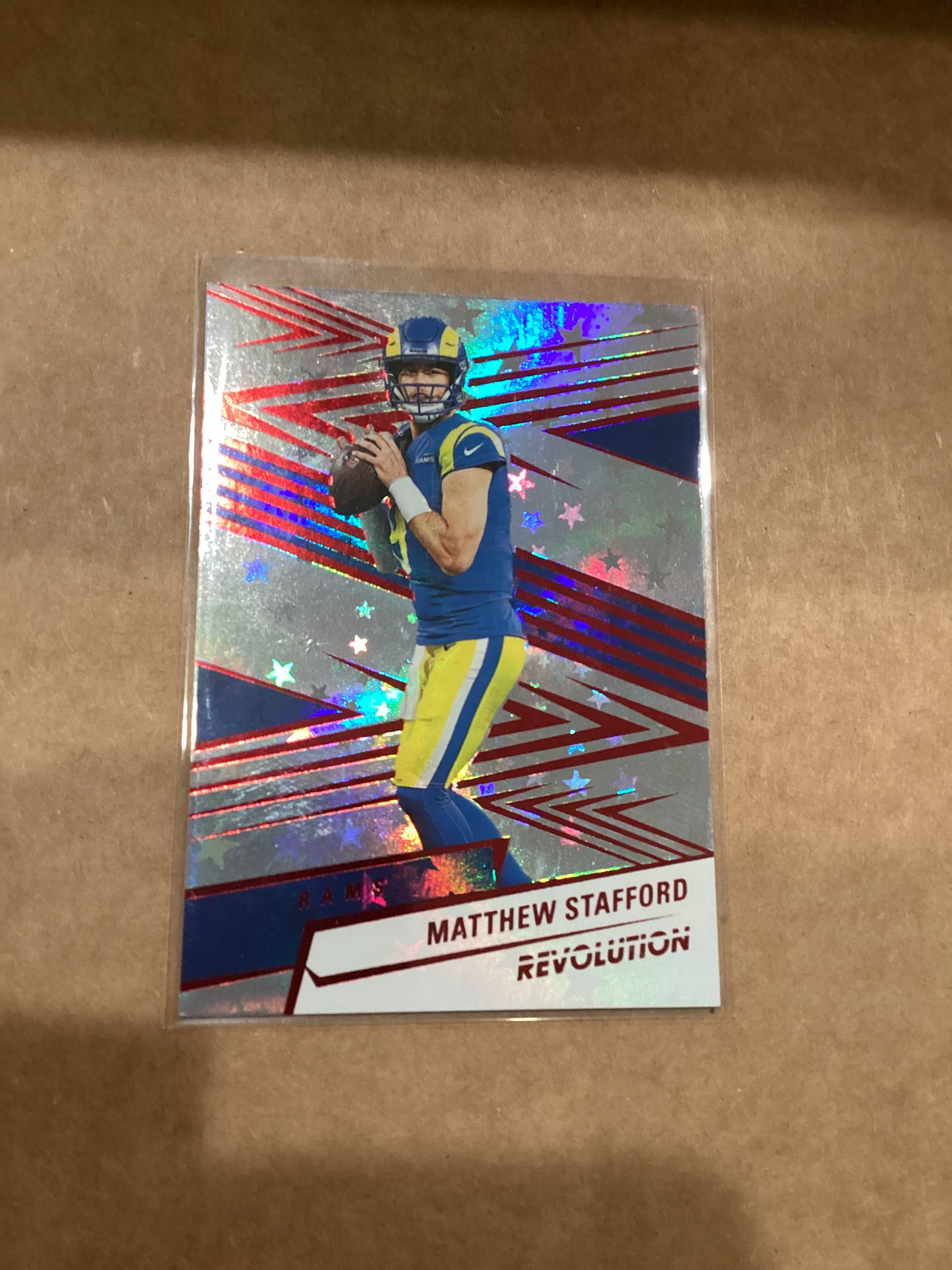 Matthew Stafford 2025 Panini Trading Card.