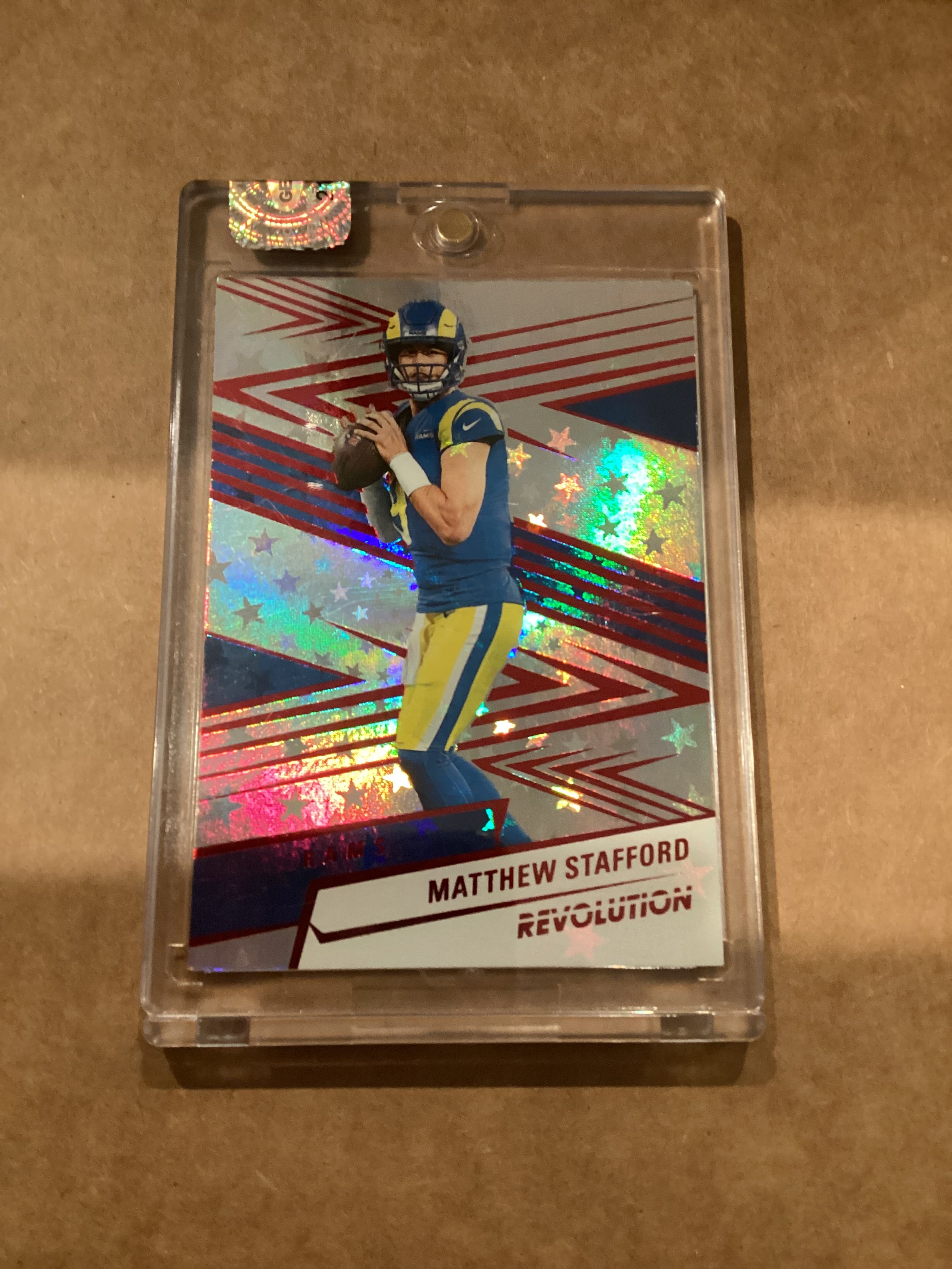 Matthew Stafford 2025 Panini Trading Card.