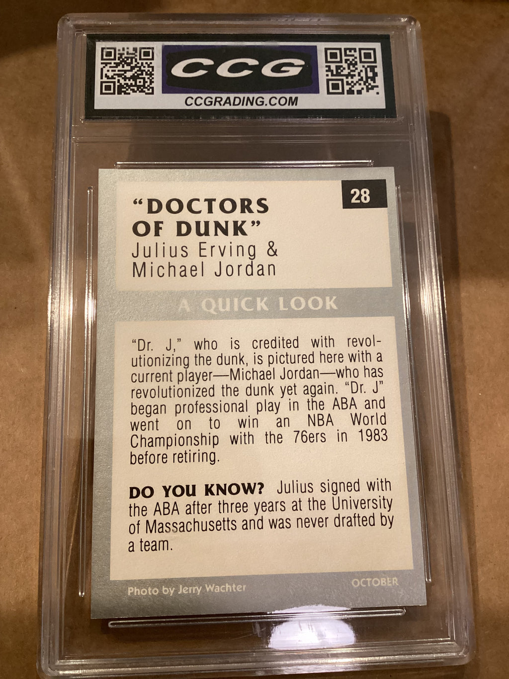 M.jordan/J.Irving 1991 Doctors of Dunk 9.5 mint