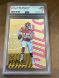 Patrick Mahomes 2018 Panini absolute gold refractor PSA M 9