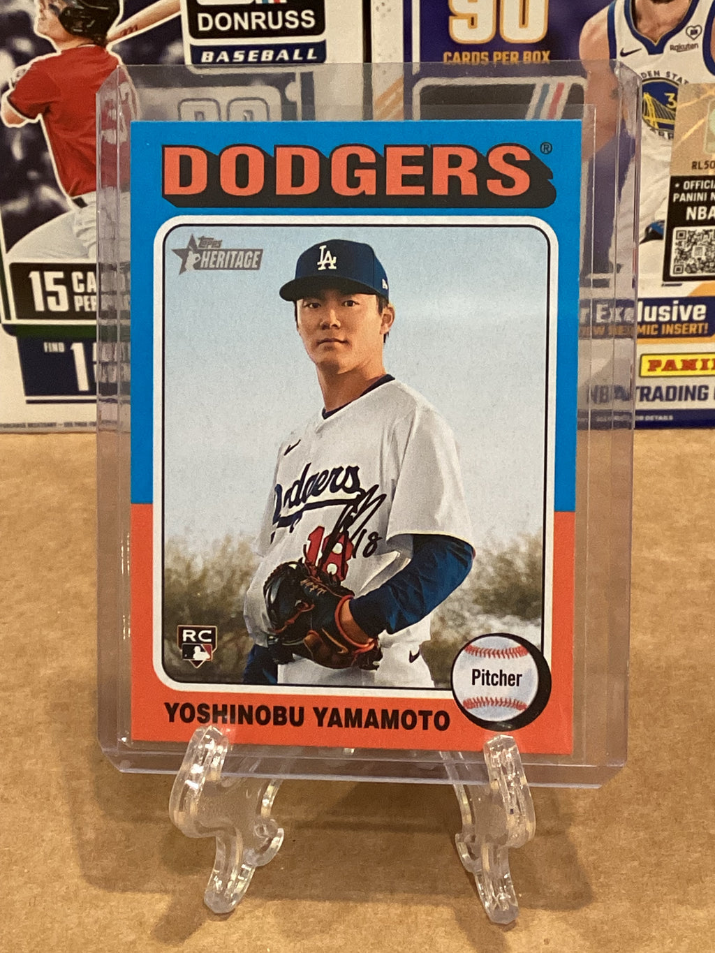 2025 Yoshinobu Yamamoto Topps Heritage RC #553 Gem mint