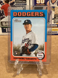 2025 Yoshinobu Yamamoto Topps Heritage RC #553 Gem mint