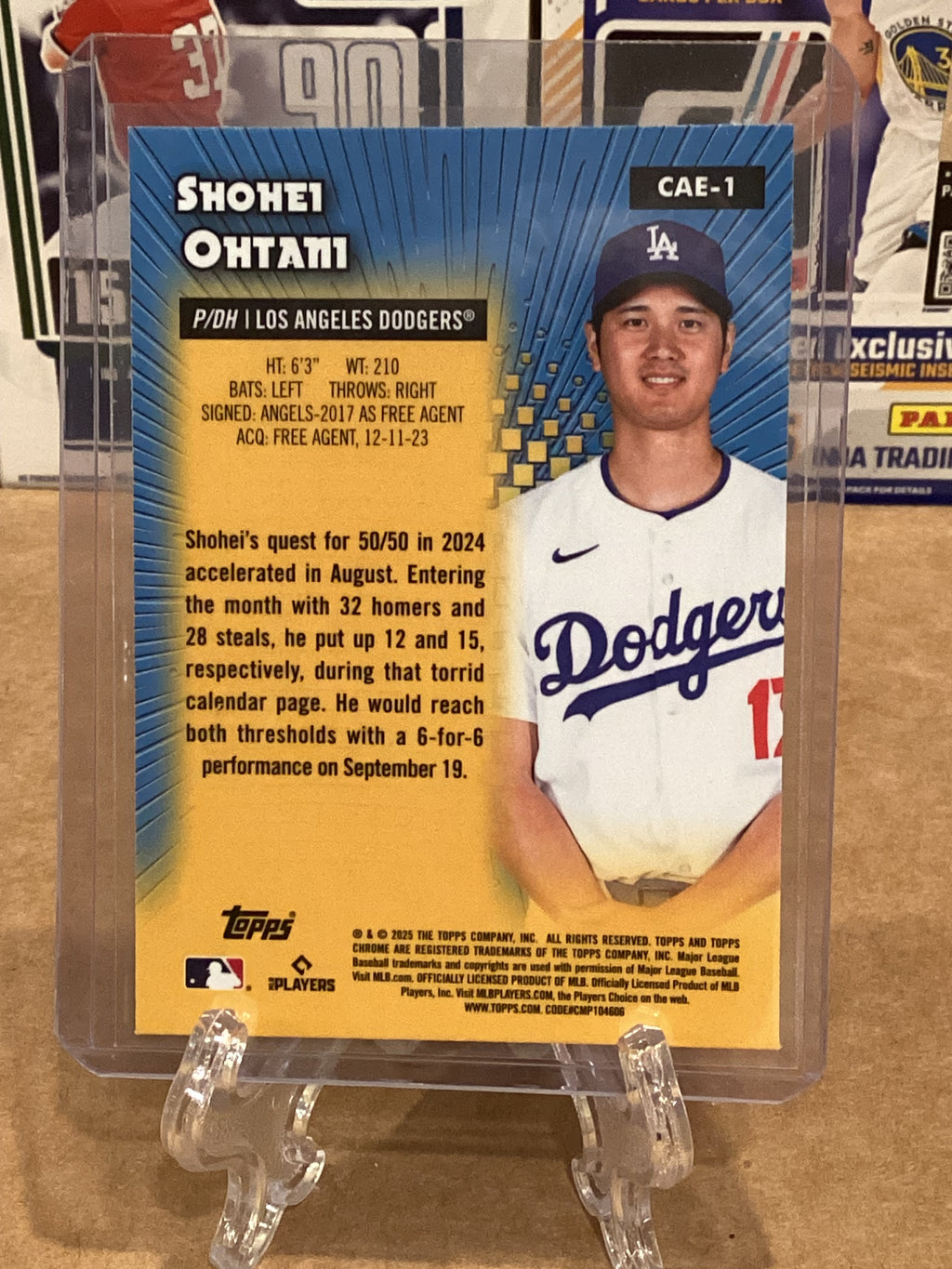 2025 Topps MLB Shohei Ohtani Chrome #CAE-1 Gem Mint10