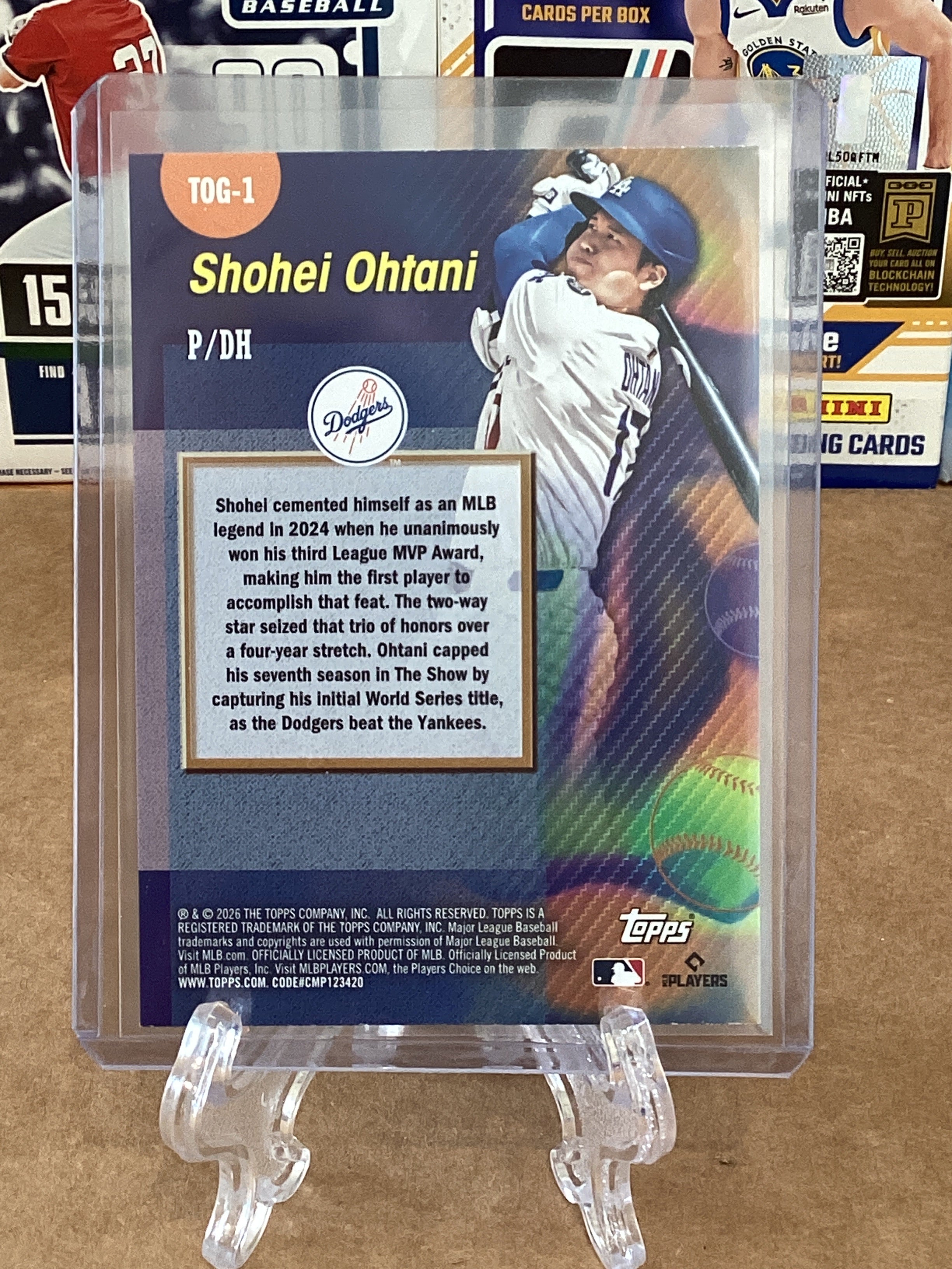 2026 MLB Shohei Ohtani-Topps-Foil-Titans of the game-Gem Mint