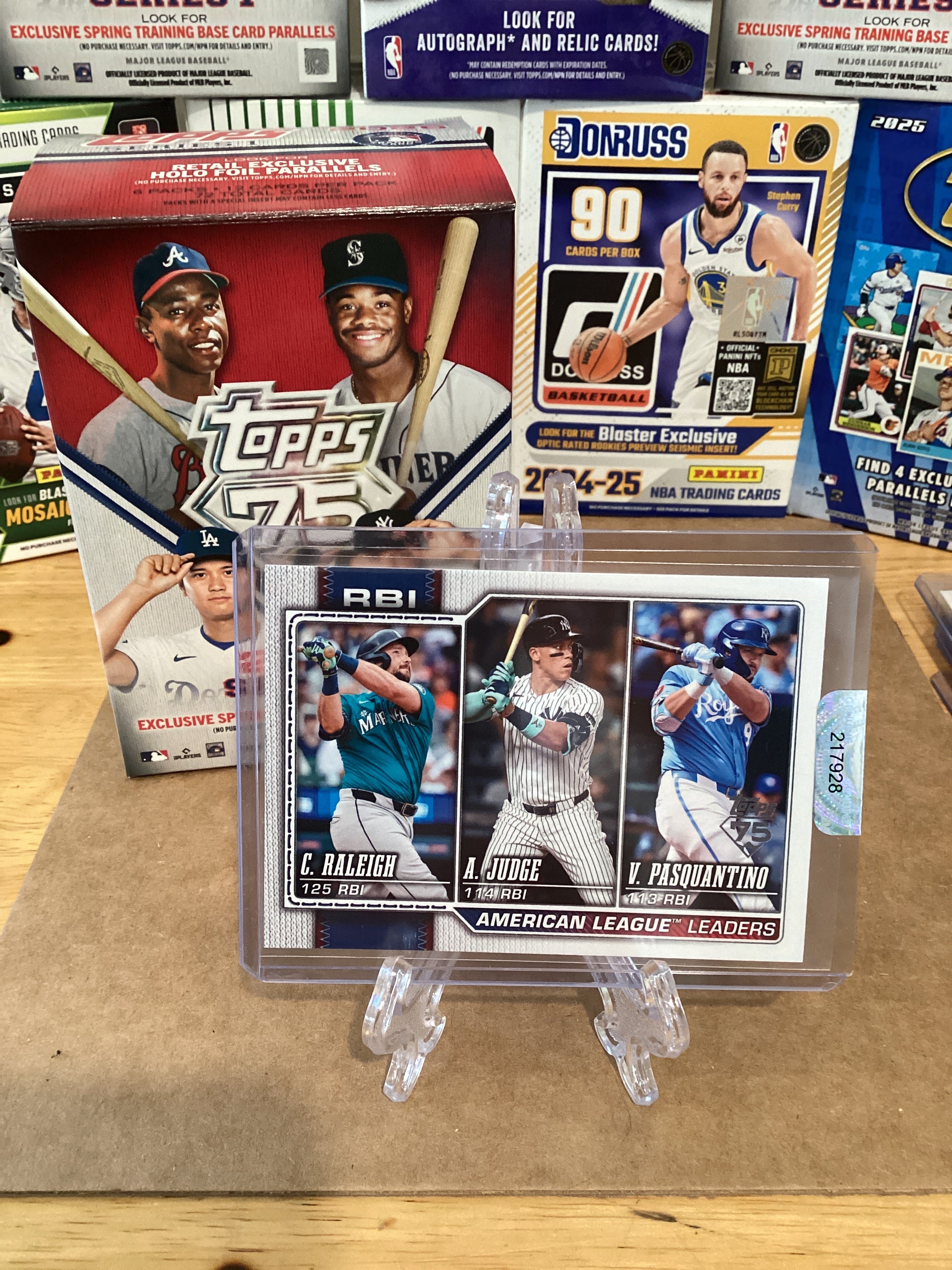 2026 MLB C.Raleigh/A.Judge/V.Pasquantino-RBI Leaders-Gem Mint