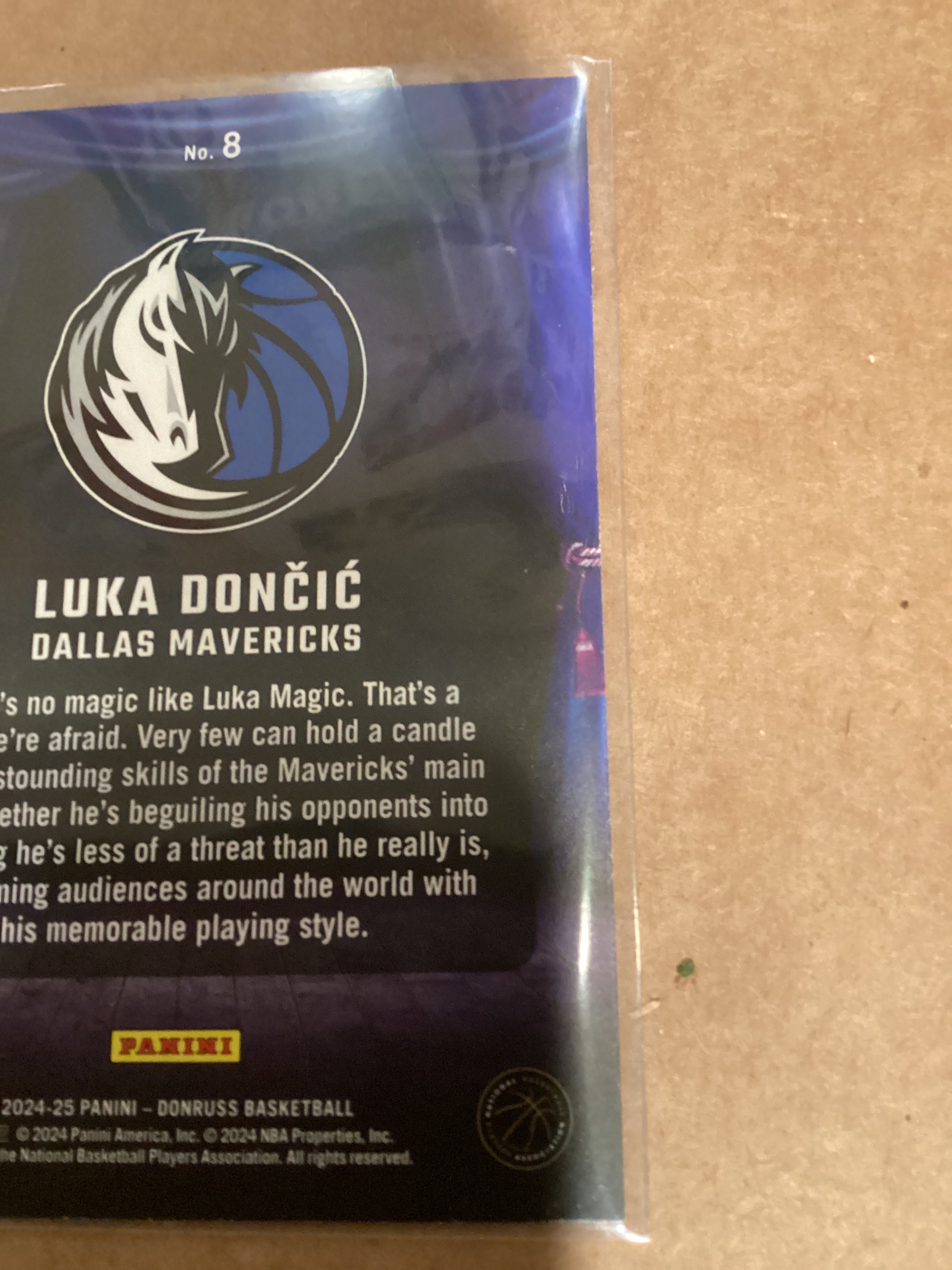 2024-25 NBA Luka Dončić, Magicians-Donruss #8- Gem Mint