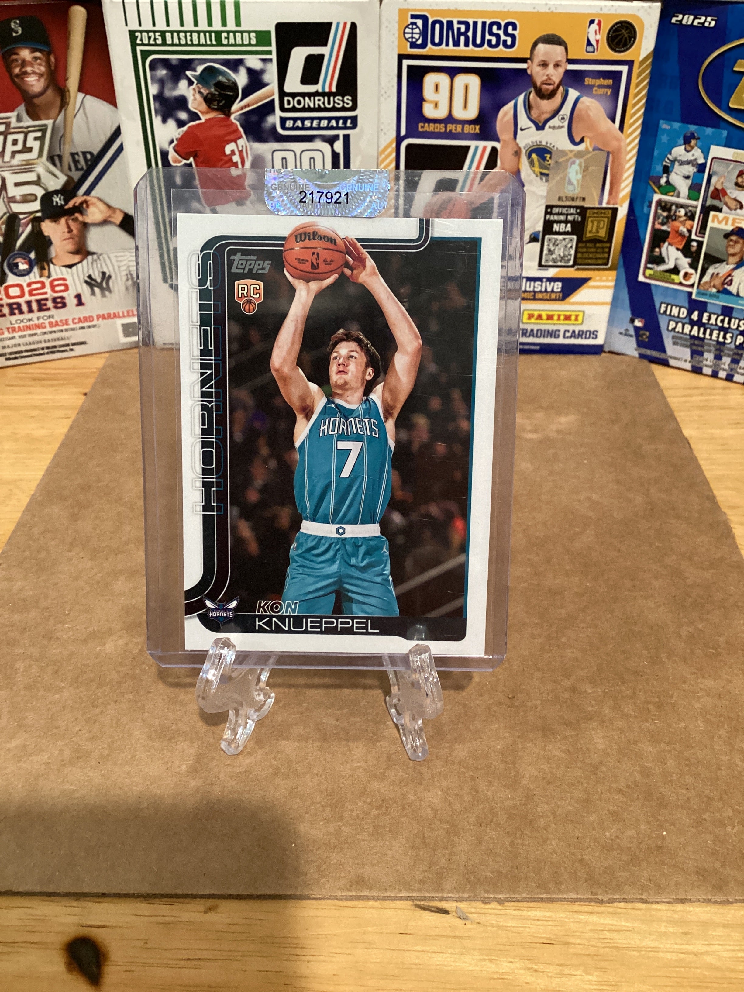 2025 NBA Kon Knueppel Rookie Card-Topps base-Gem mint