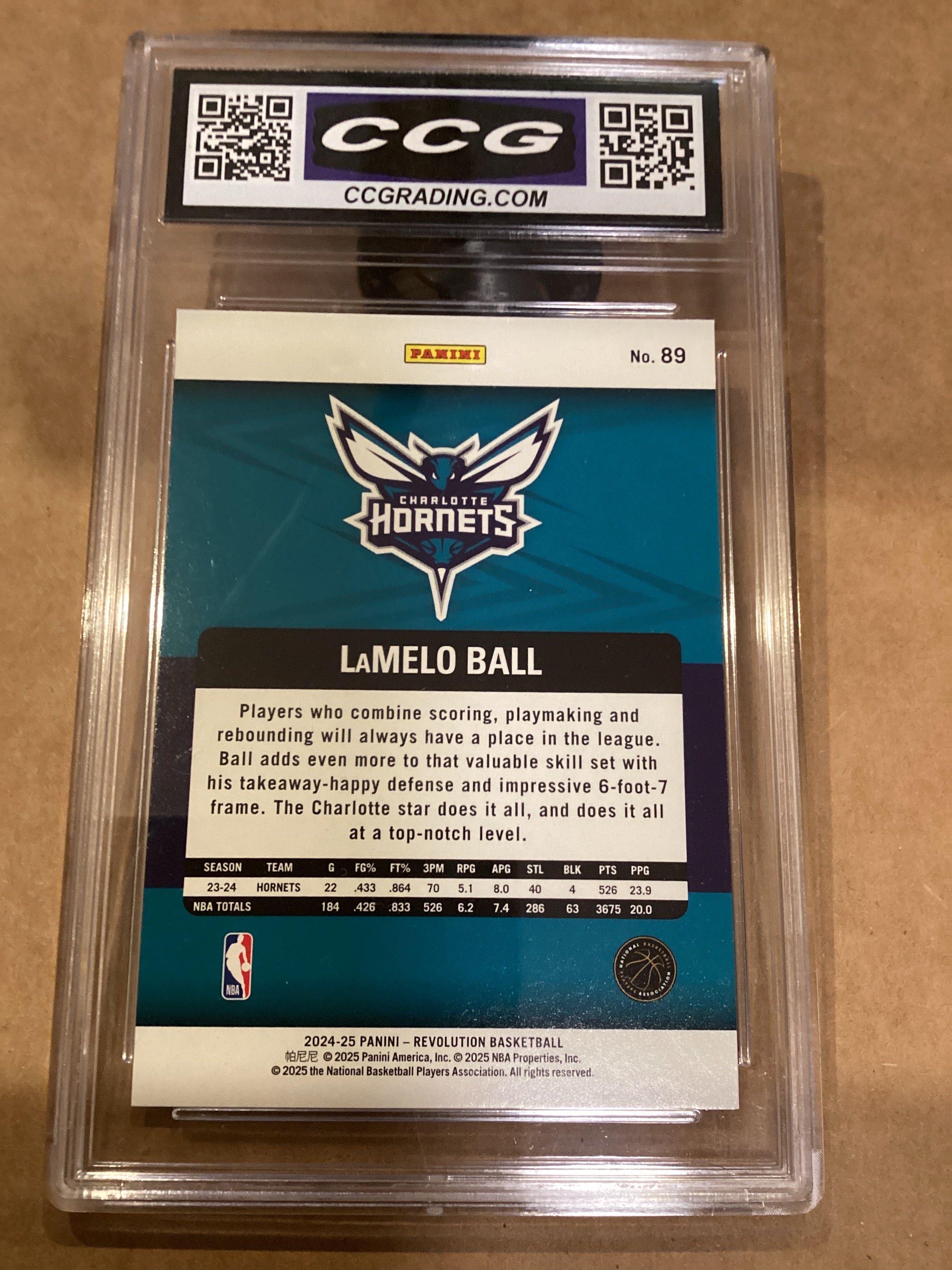 Lamelo Ball 2024-25 Disco Glitter Gem Mint 10