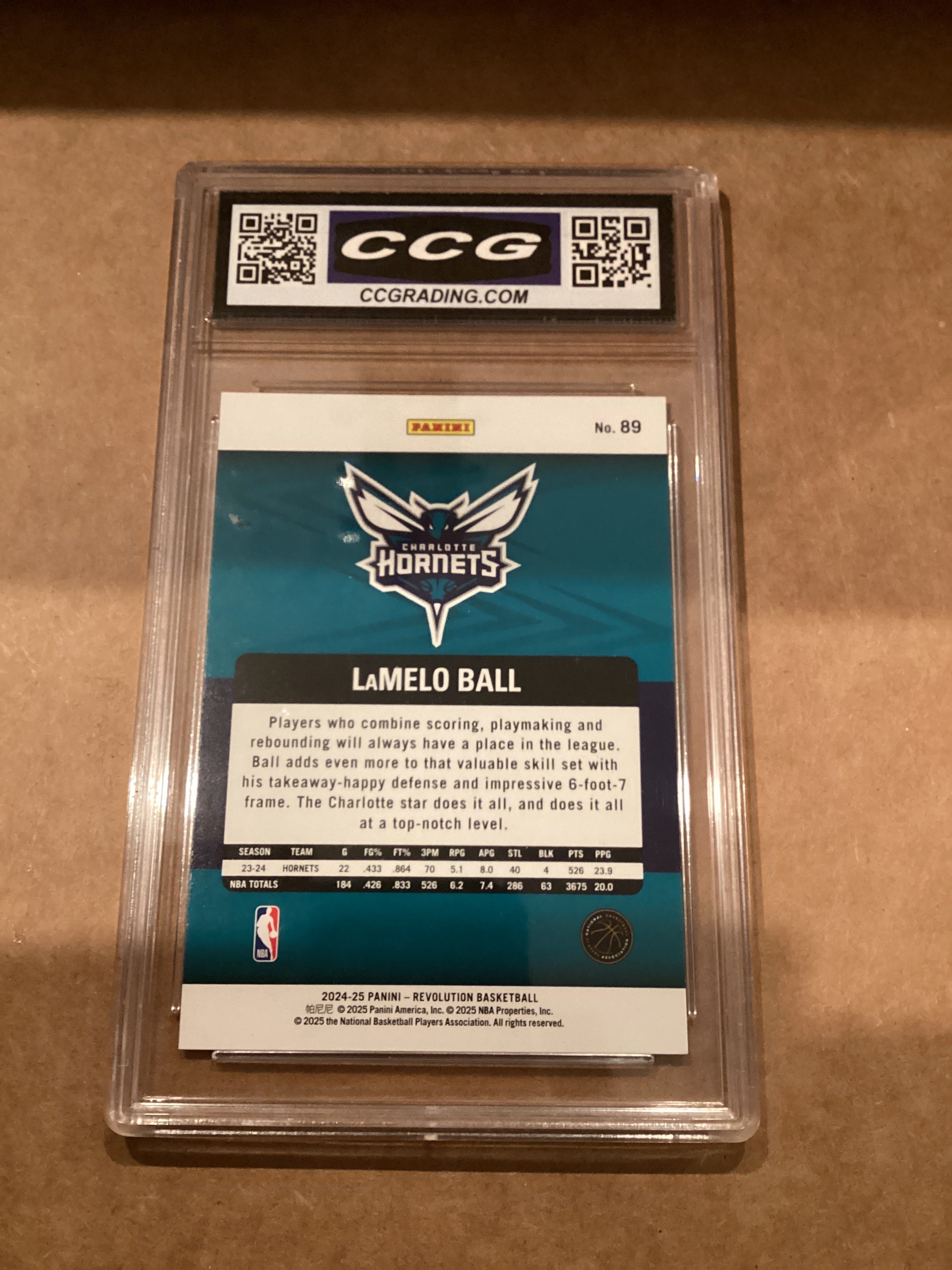 Lamelo Ball 2024-25 Graded 10 mint