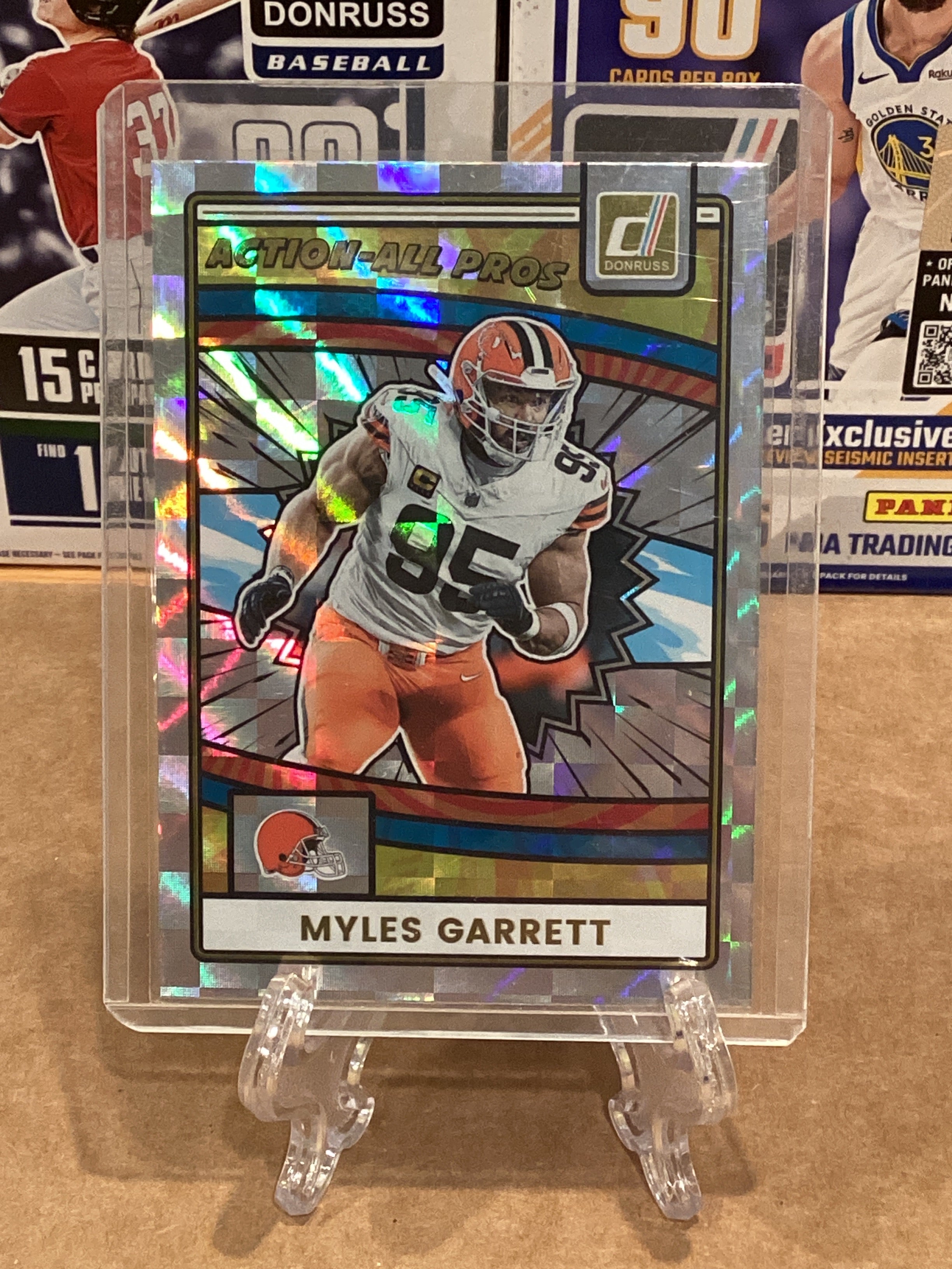 2025 NFL Myles Garrett- Donruss-prism-#AAP-MGA-Gem mint 10