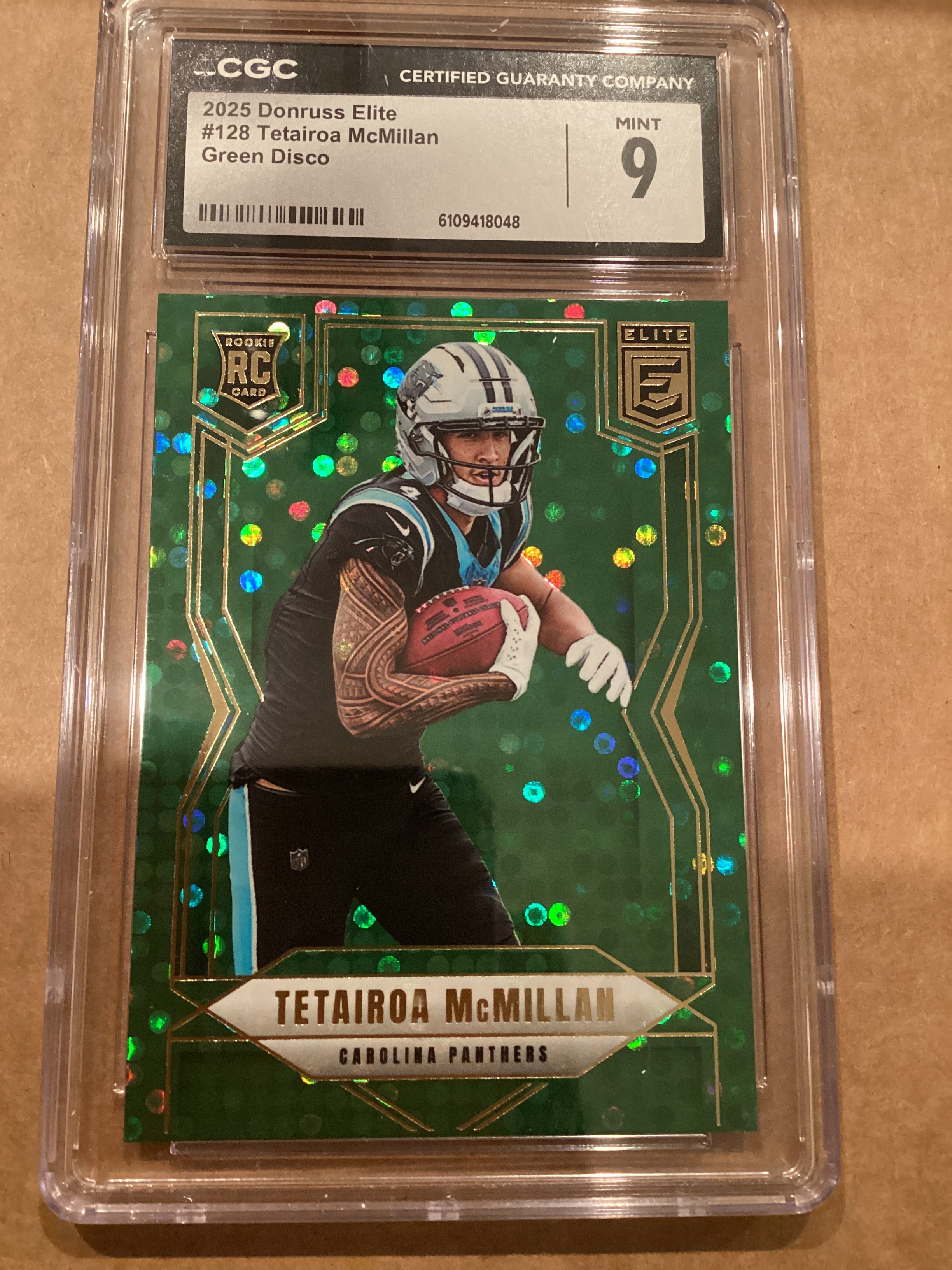 Tetairoa McMillan 2025 Panini Elite 9mint