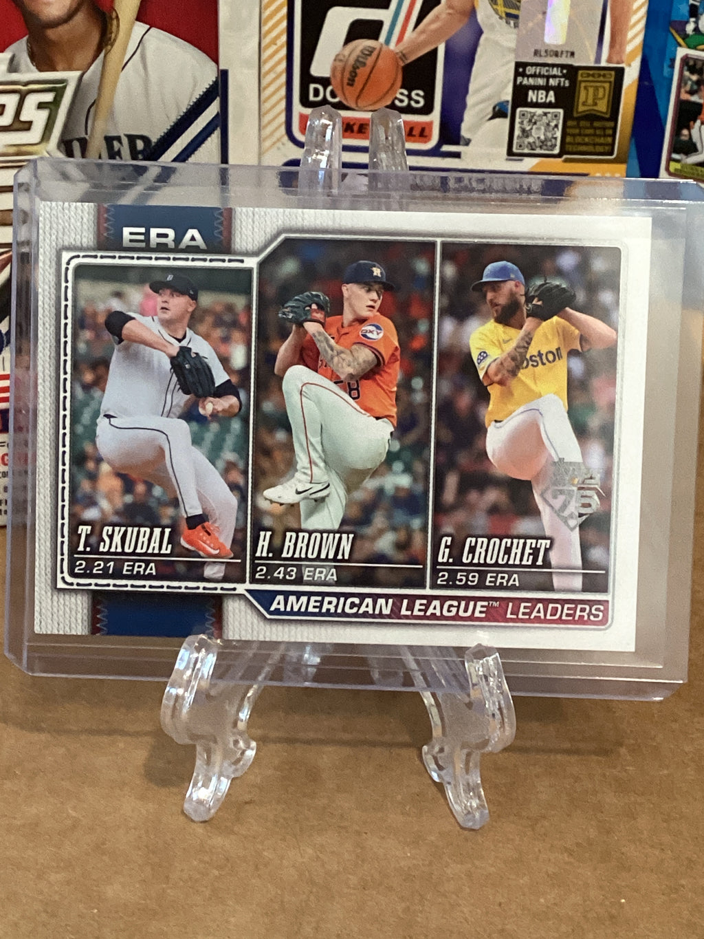 2026 MLB T.Skubal/H.Brown/G.Crocket- ERA AL Leaders-Gem mint
