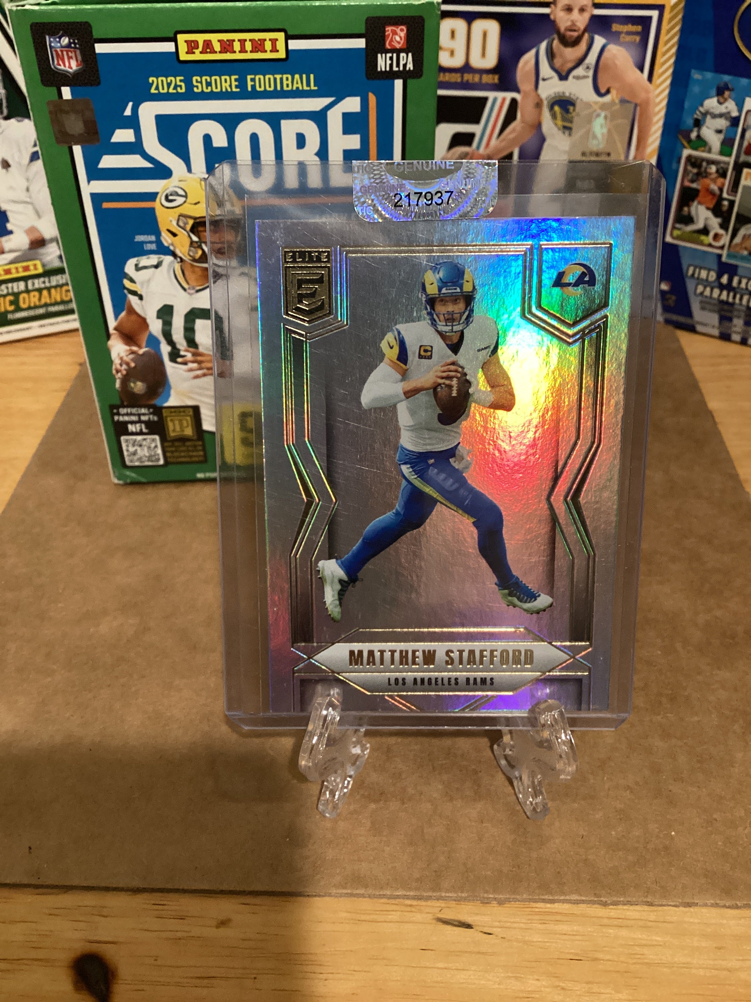 2025 NFL Matthew Stafford-Donruss/Elite/Foil-Gem mint