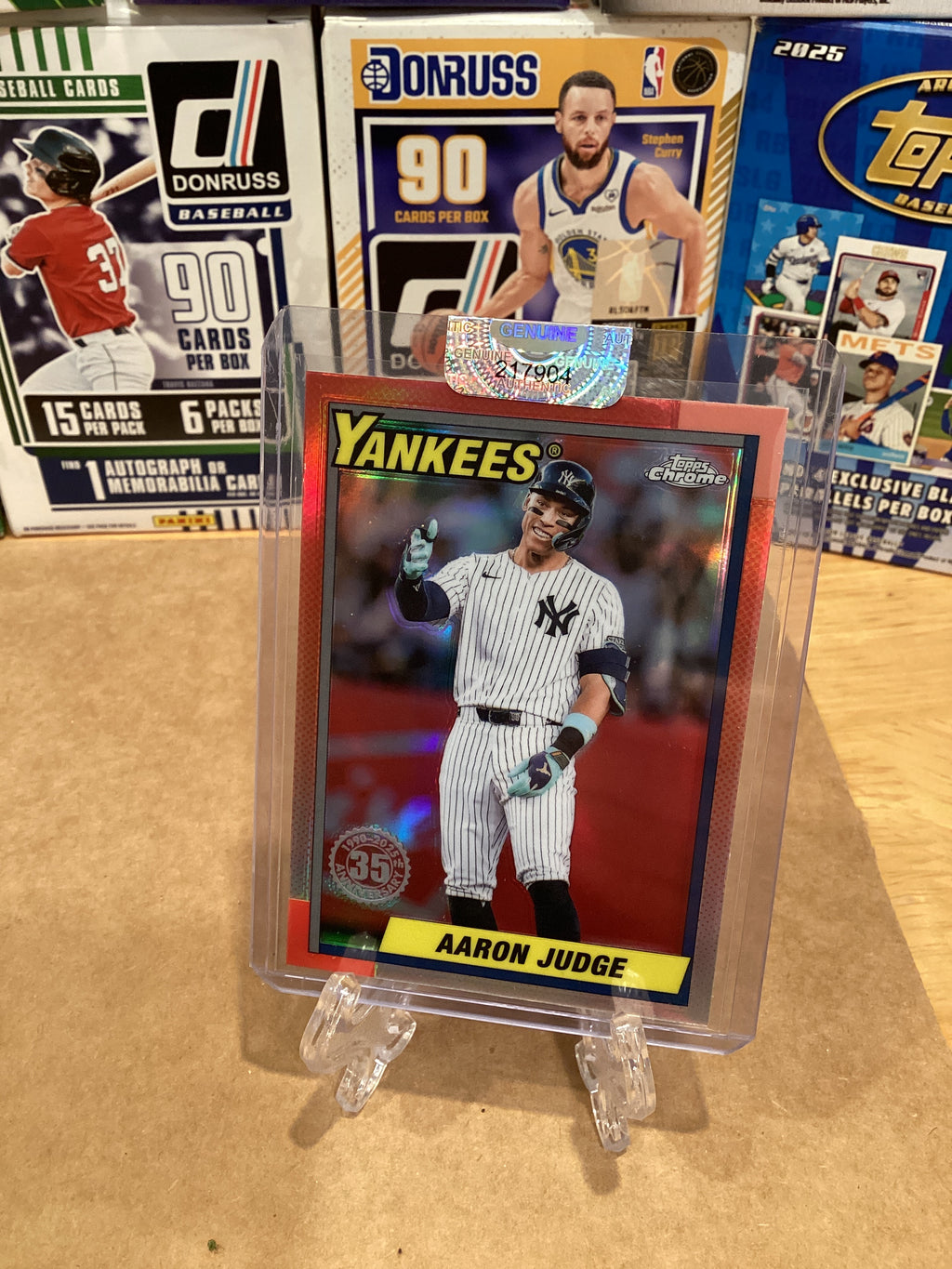 2025 MLB Topps Aaron Judge Red foil #90CB-11 gem mint 10