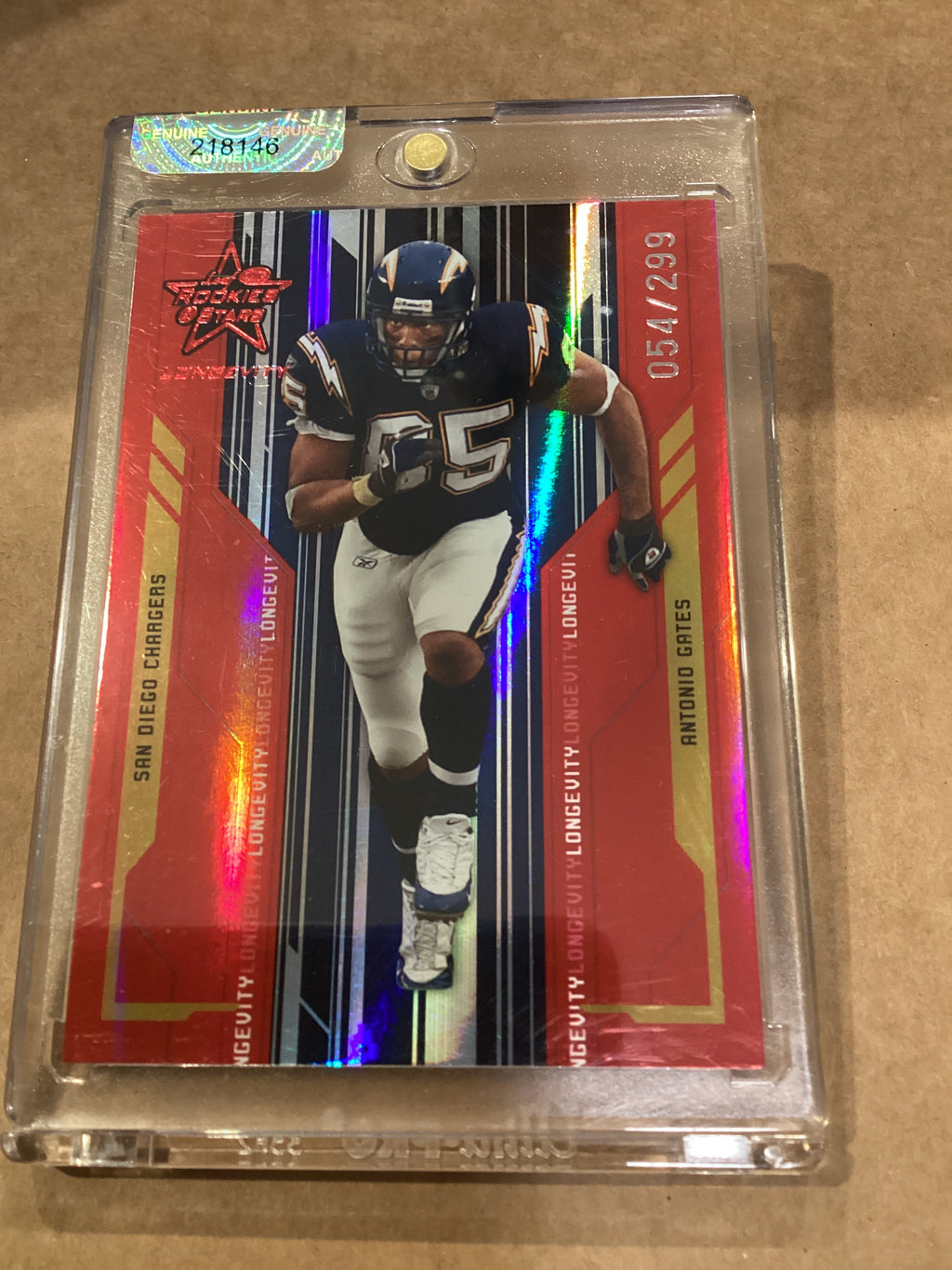 Antonio Gates Hall of Fame 2025, 2005 Rookie Card