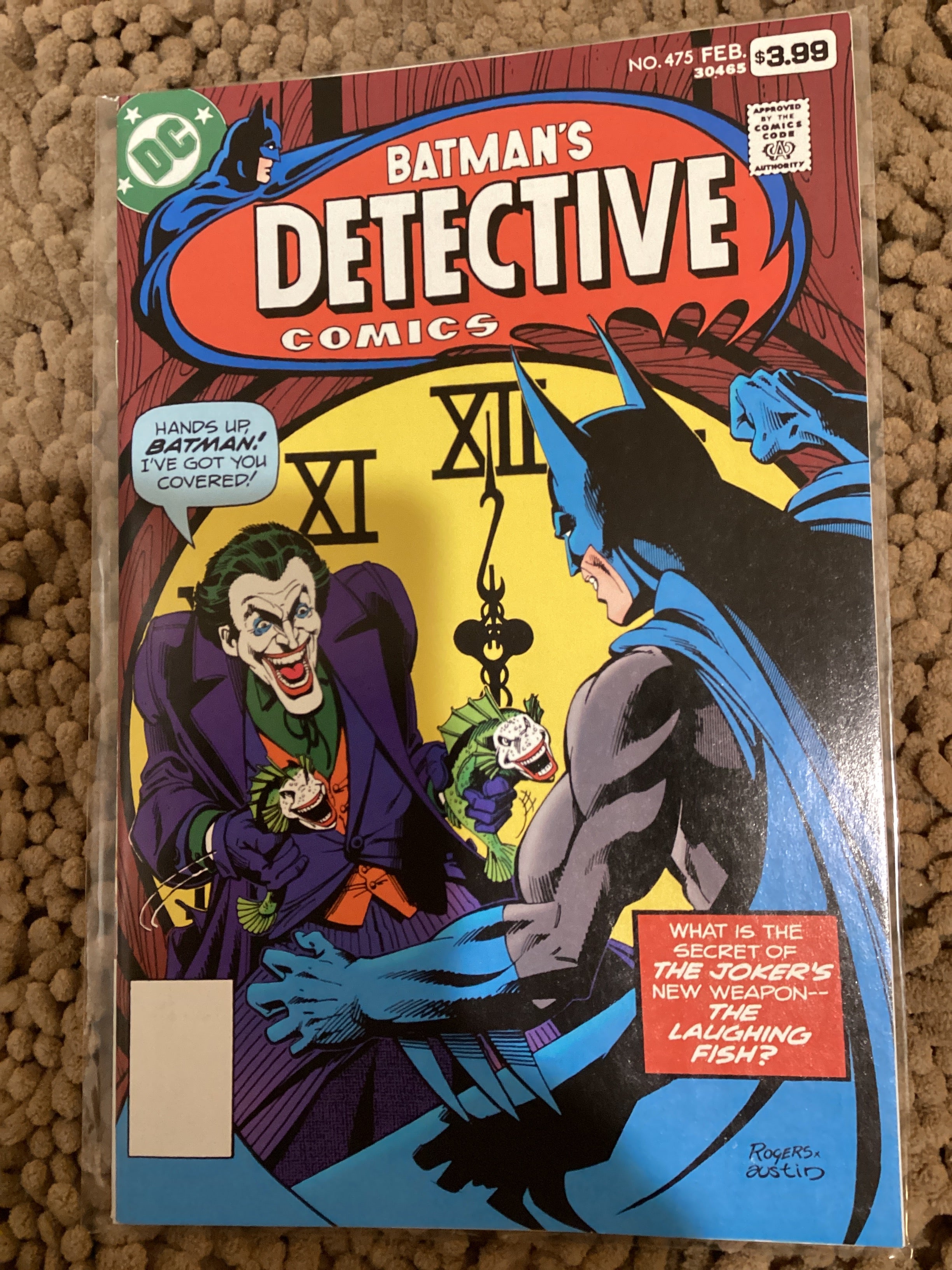 DC comics Detective Comics Batman #475