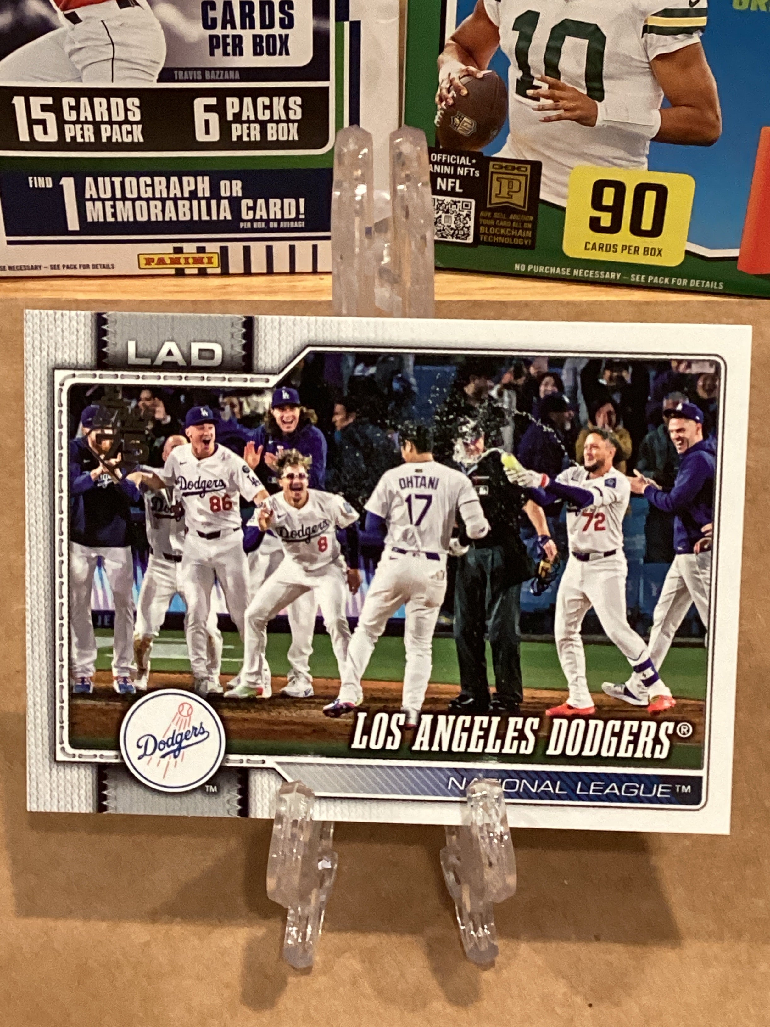2026 Topps Series 1, LA Dodgers team card, Ungraded