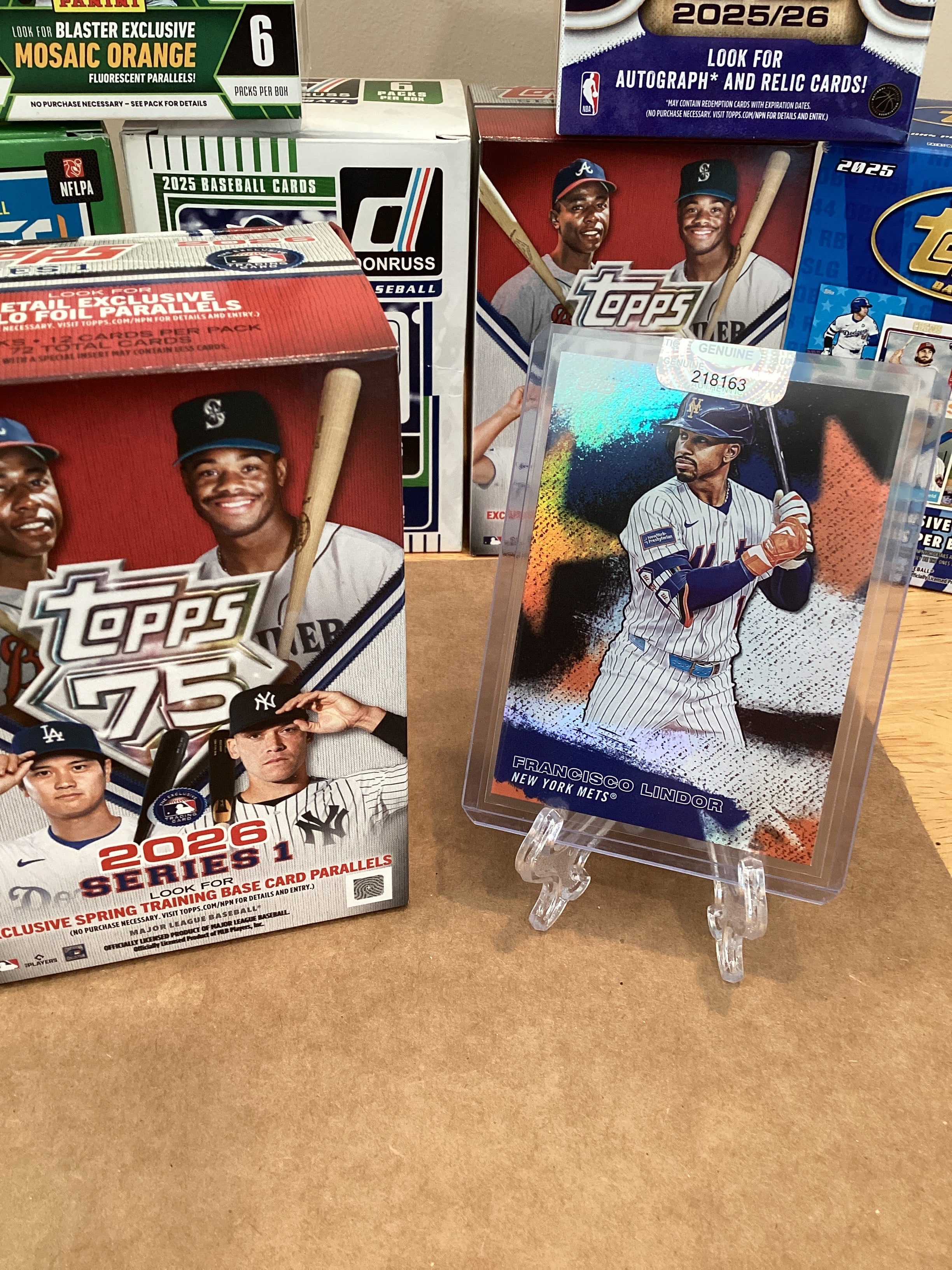 2026 Topps series 1 Fransico Lindor SLMB-10 GM 10