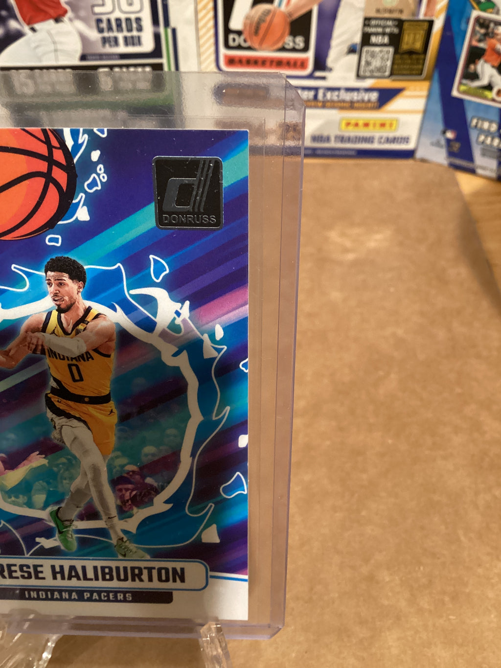 2024-25 Tyrese Haliburton-Donruss-pass the rock#2-GM 9.5