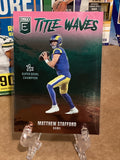 2025 NFL Matthew Stafford-Donruss/Elite/TitleWaves-Gem mint