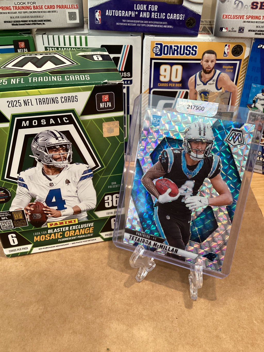 2025 Panini Tetairoa McMillan Rookie card #309:refractor Gem Mint 9.8-10