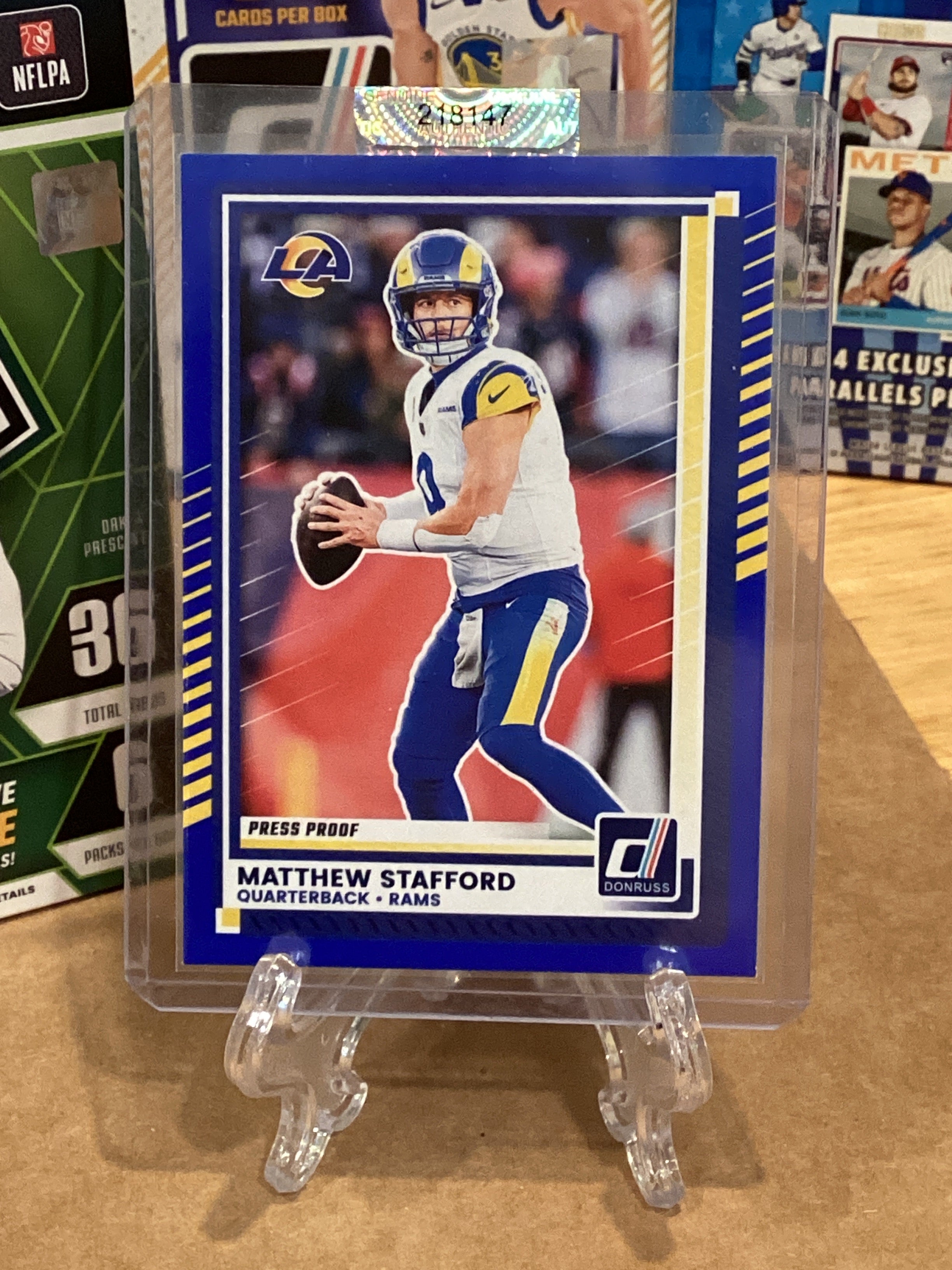 2025 NFL Donruss Matthew Stafford Gem mint 10