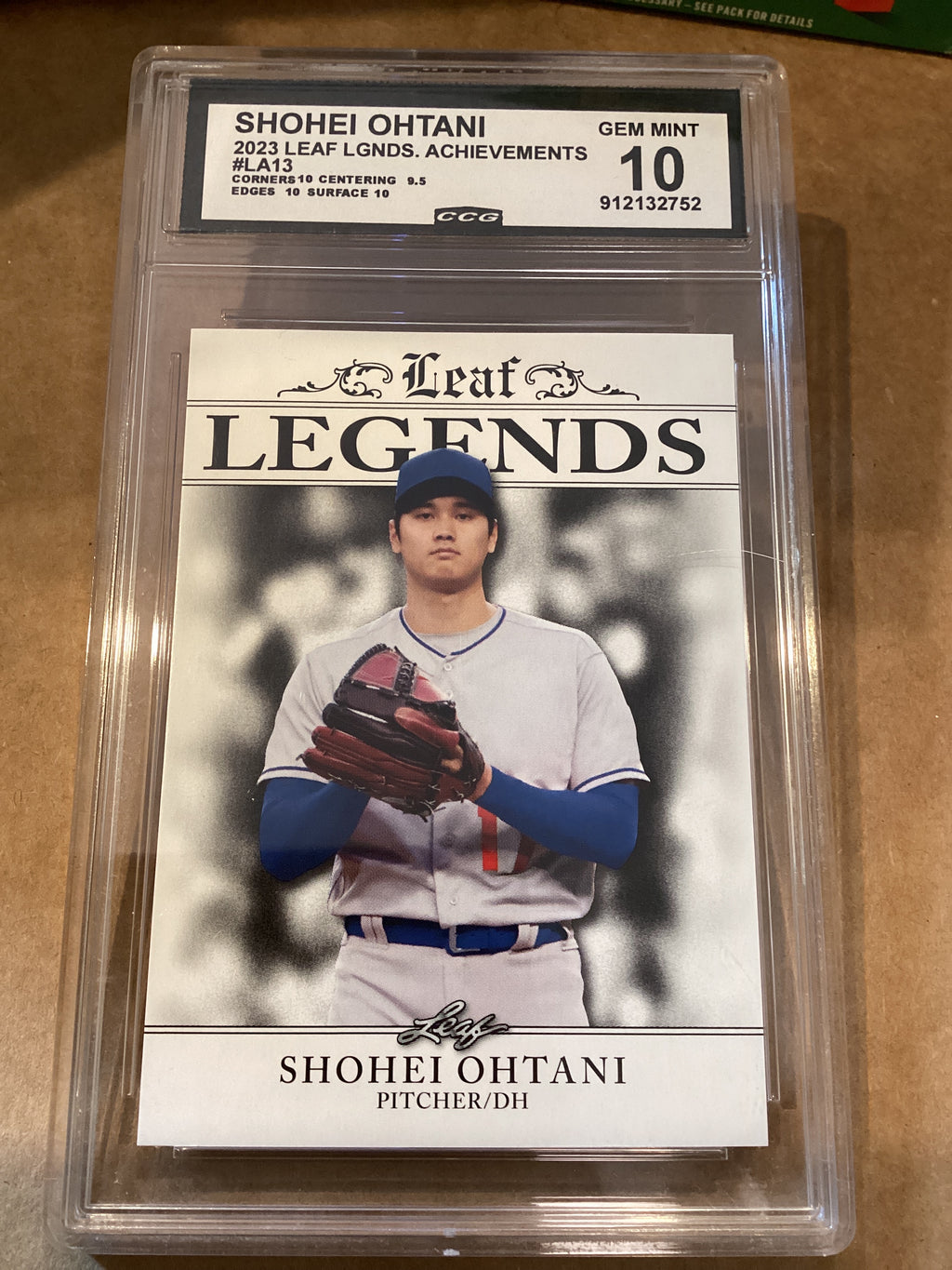 Shohei Ohtani 2023 leaf legends GM 10