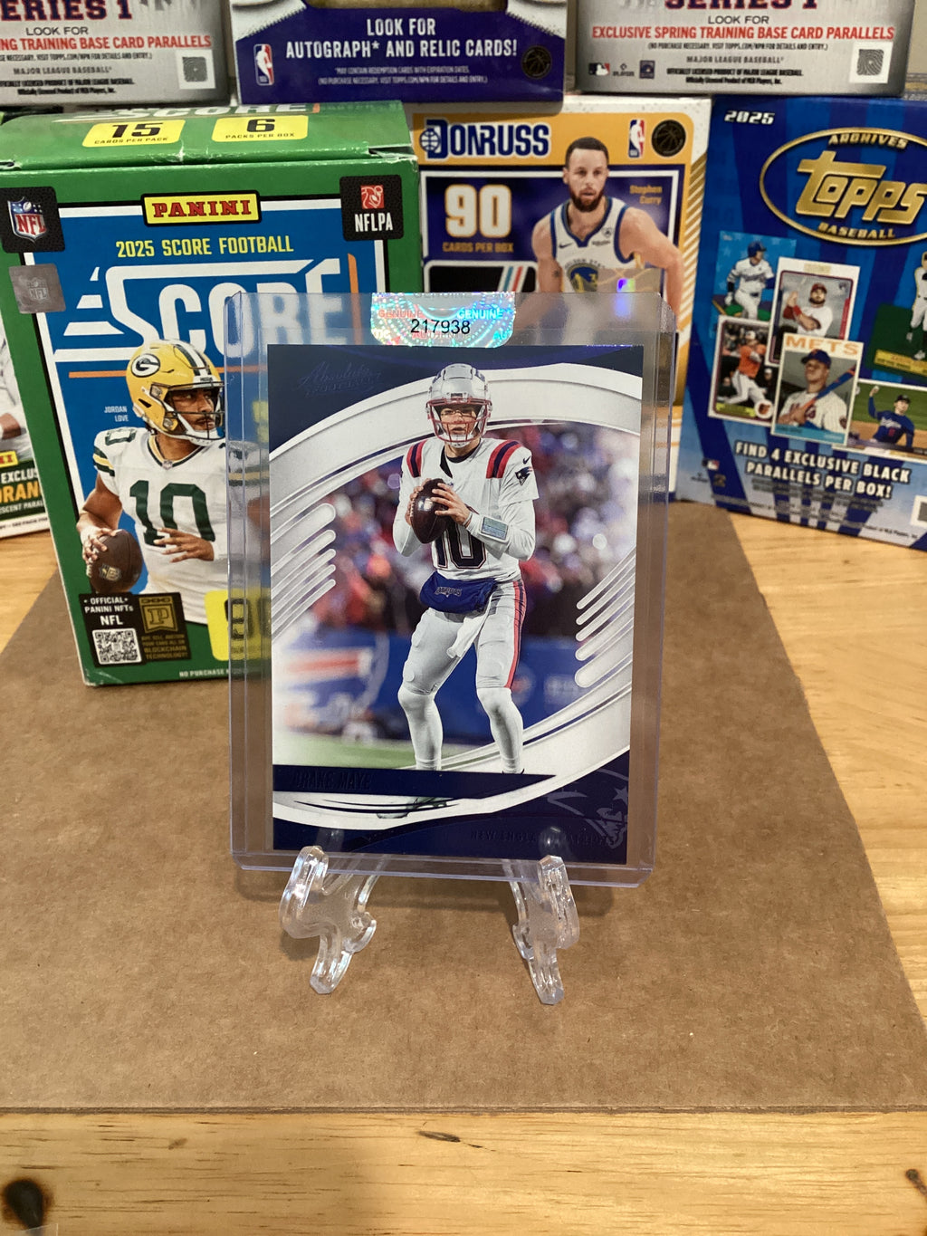 2025 NFL Drake Maye-Panini/Absolute-purple-Mint/gem mint