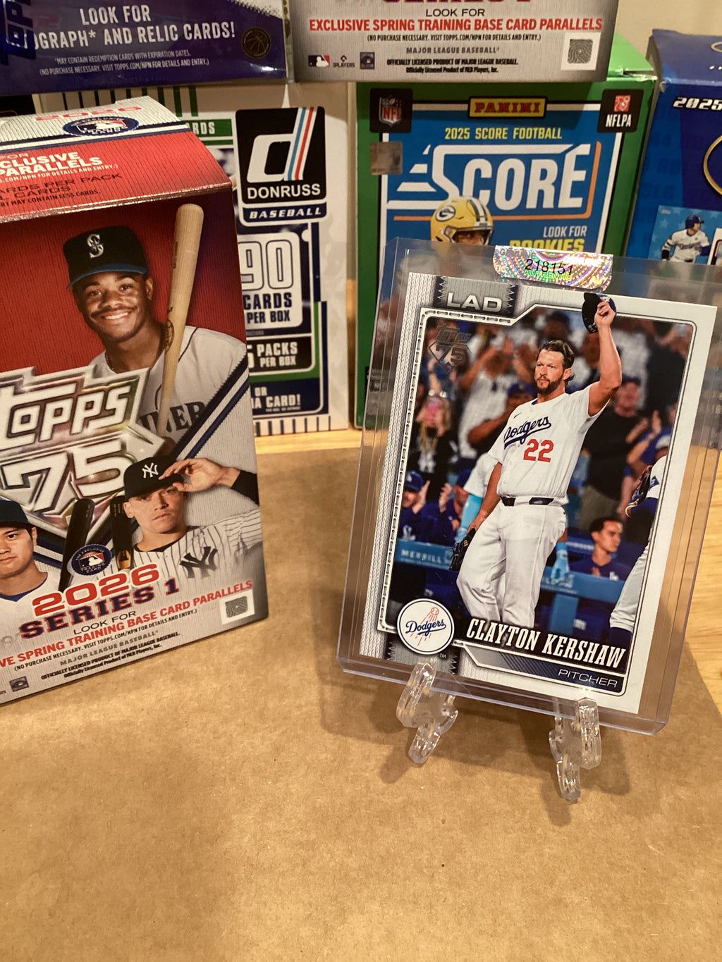 2026 Topps Series 1 Clayton Kershaw base Ungraded GM10