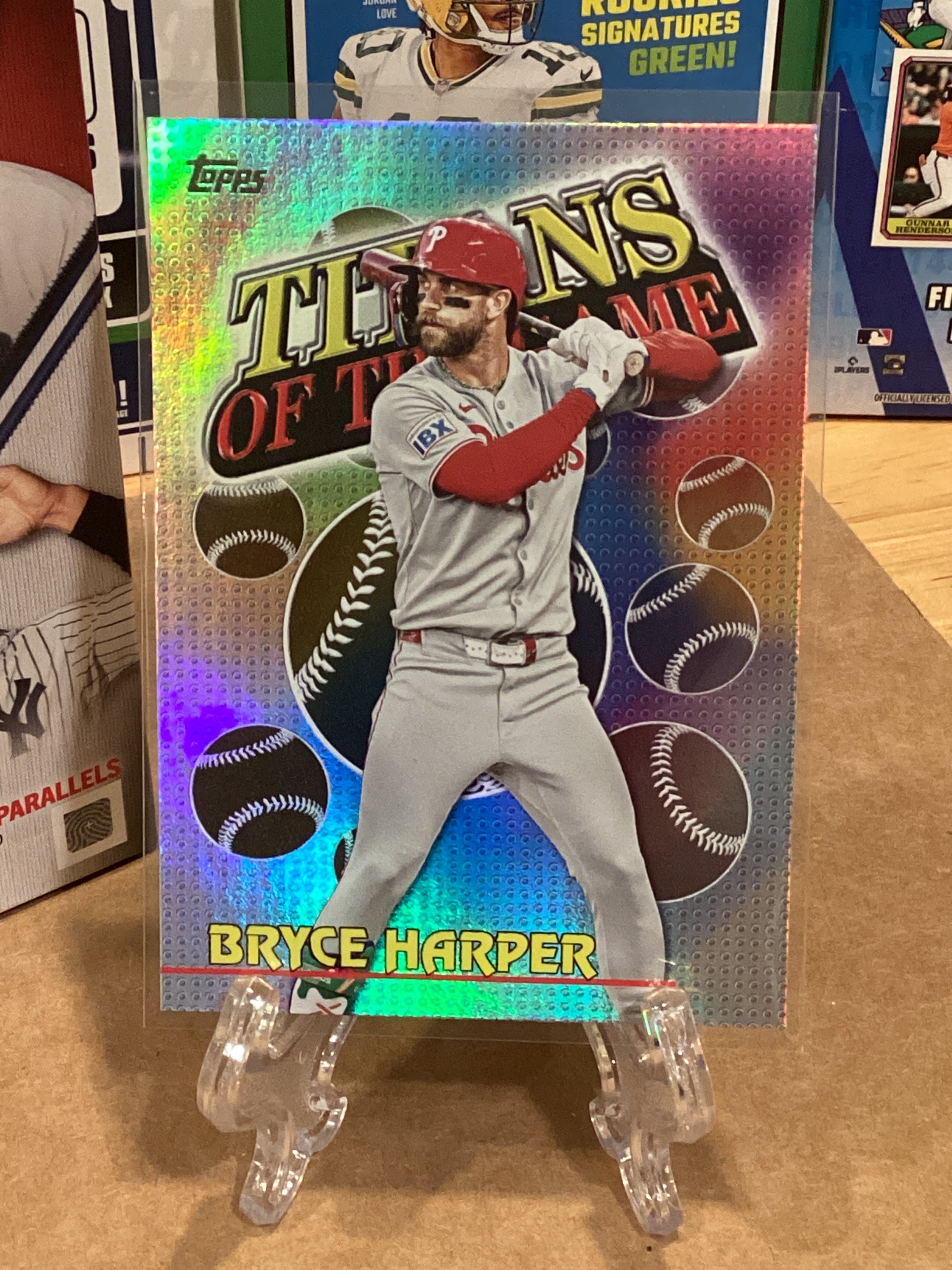 2026 Topps Series 1 Bryce Harper TOG-18 Refractor GM10