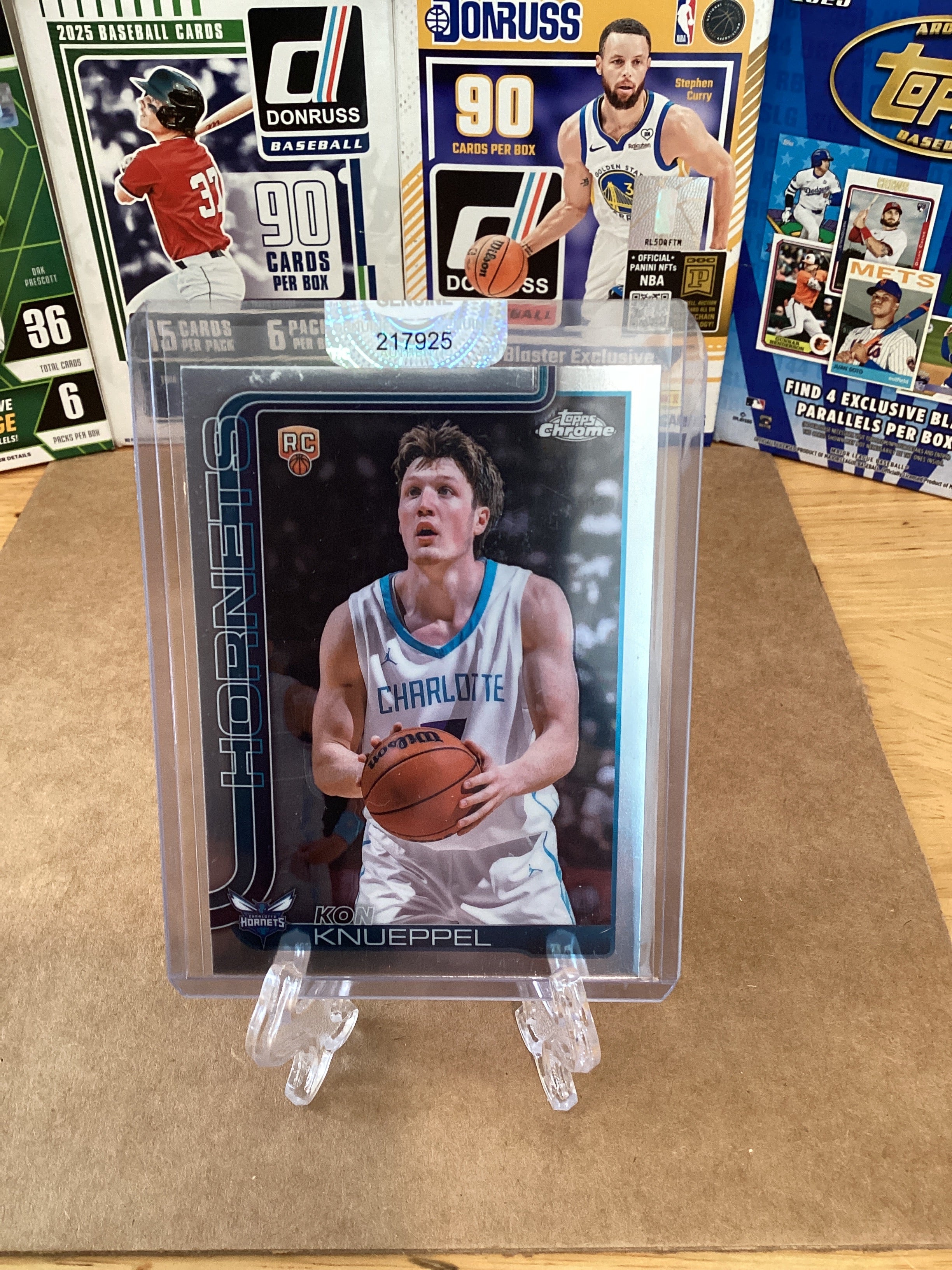 2025 NBA Kon Knueppel-Topps-Chrome-Rookie-Gem mint