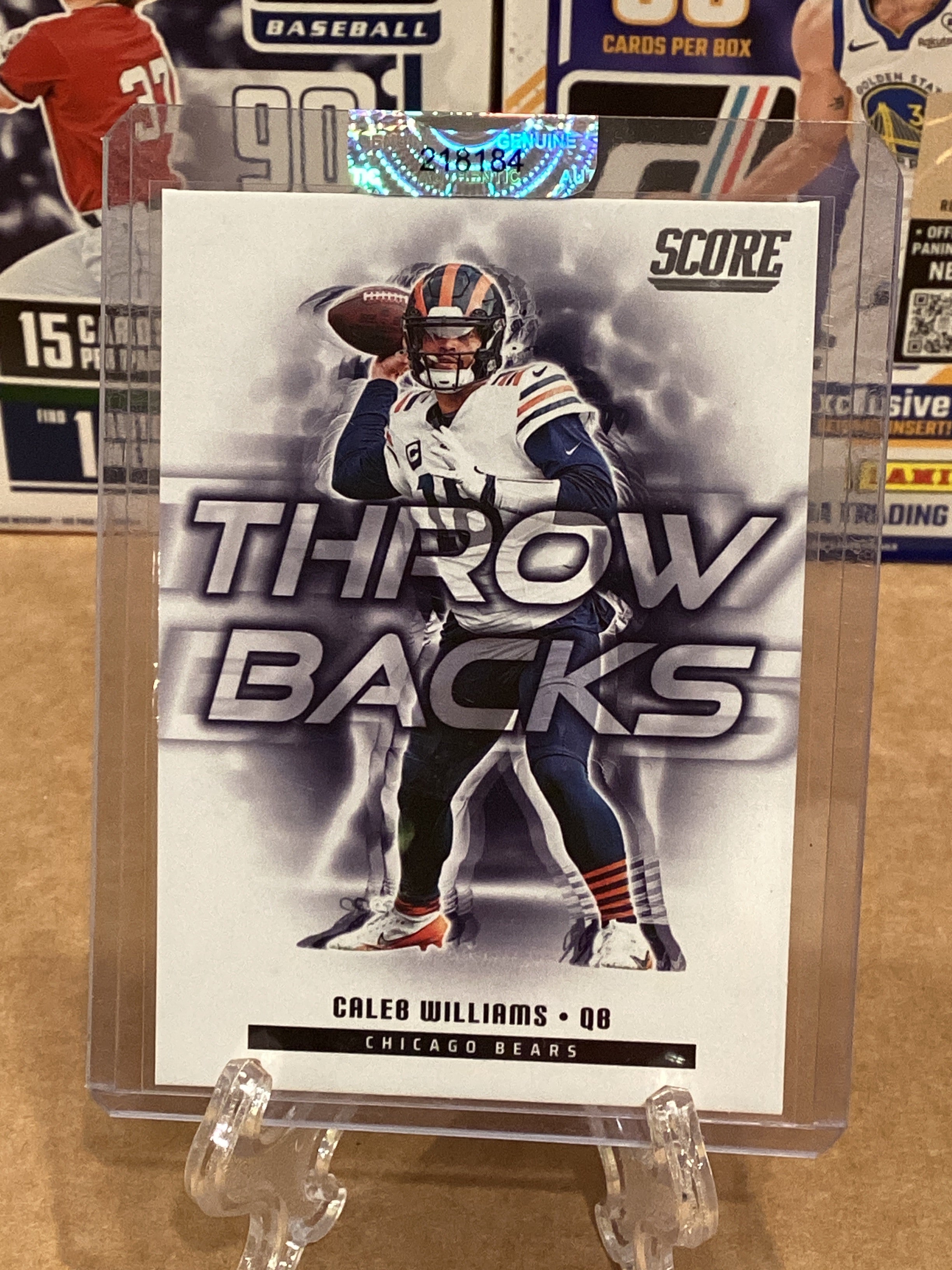 2025 Caleb Williams-Score-Throw backs-#4-Gem mint 10
