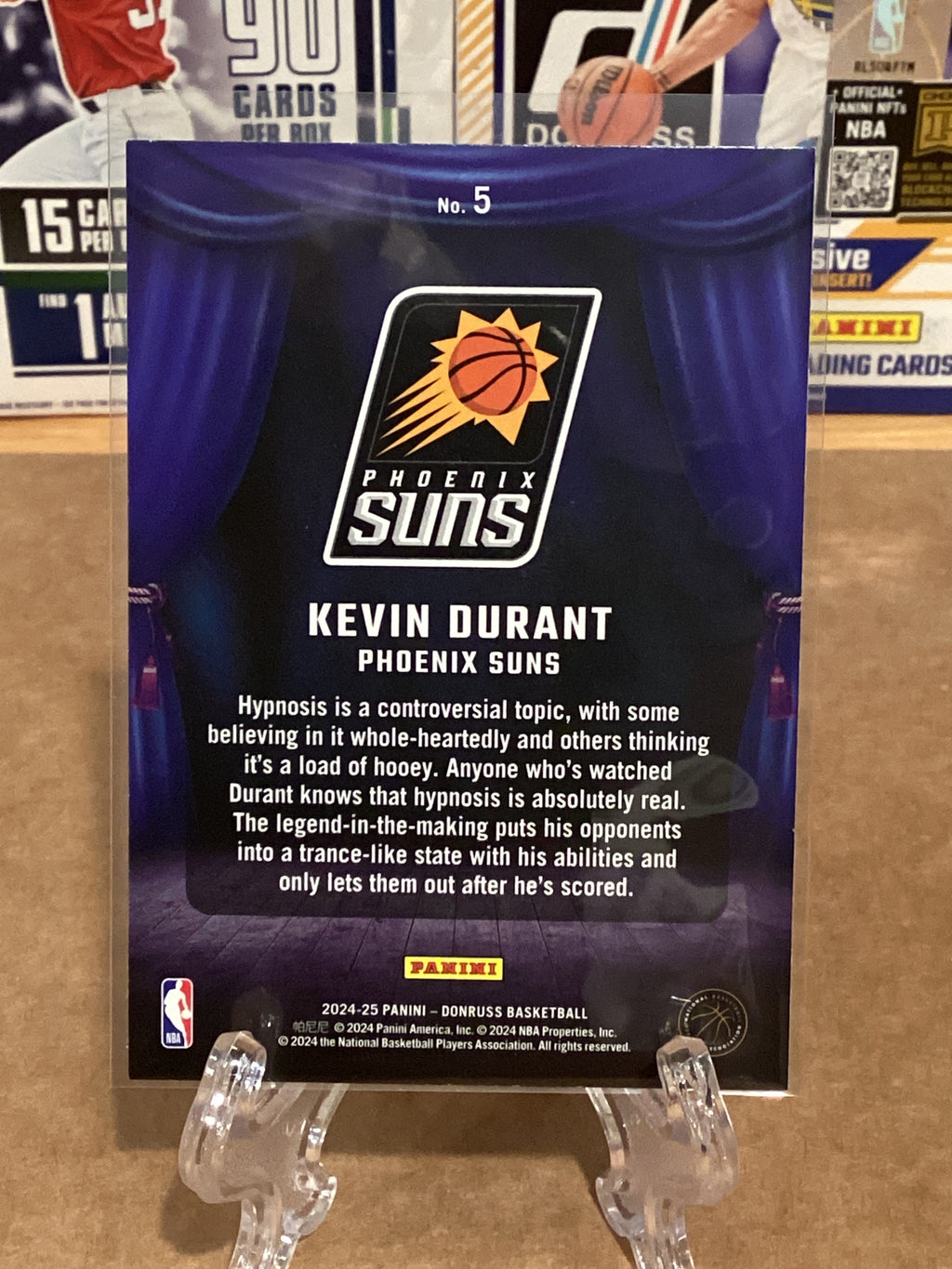 2024-25 NBA Kevin Durant, Donruss-Magicians-#5-Gem Mint