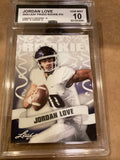 Jordan Love 2020 Rookie graded 10 Gem mint