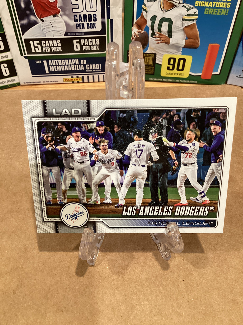 2026 Topps Series 1, LA Dodgers team card, Ungraded