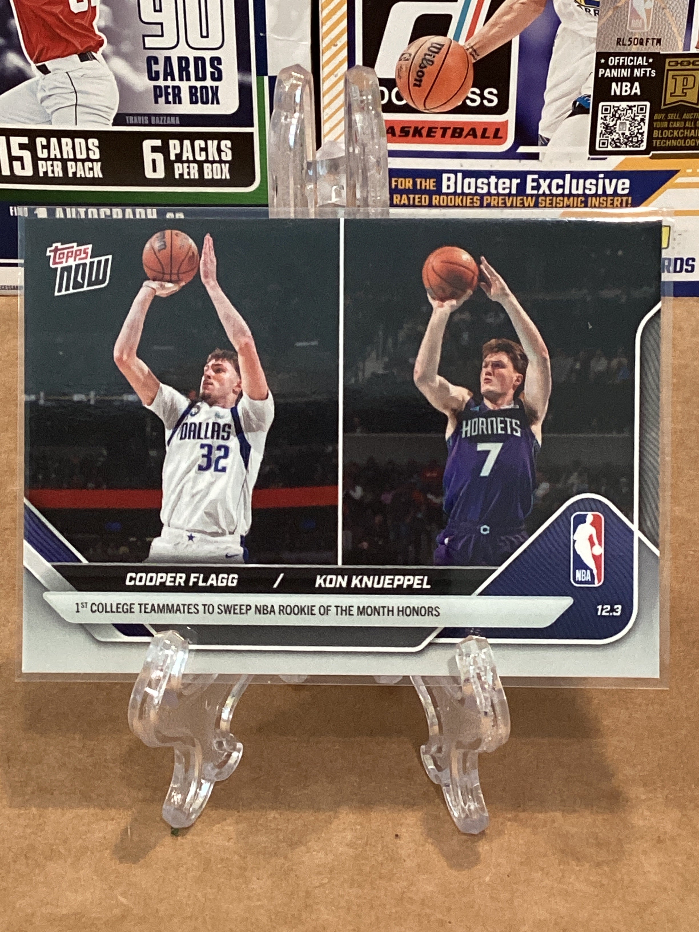 2025 NBA Duo Cooper Flagg/ Kon Knueppel Topps Now #73 GM-10