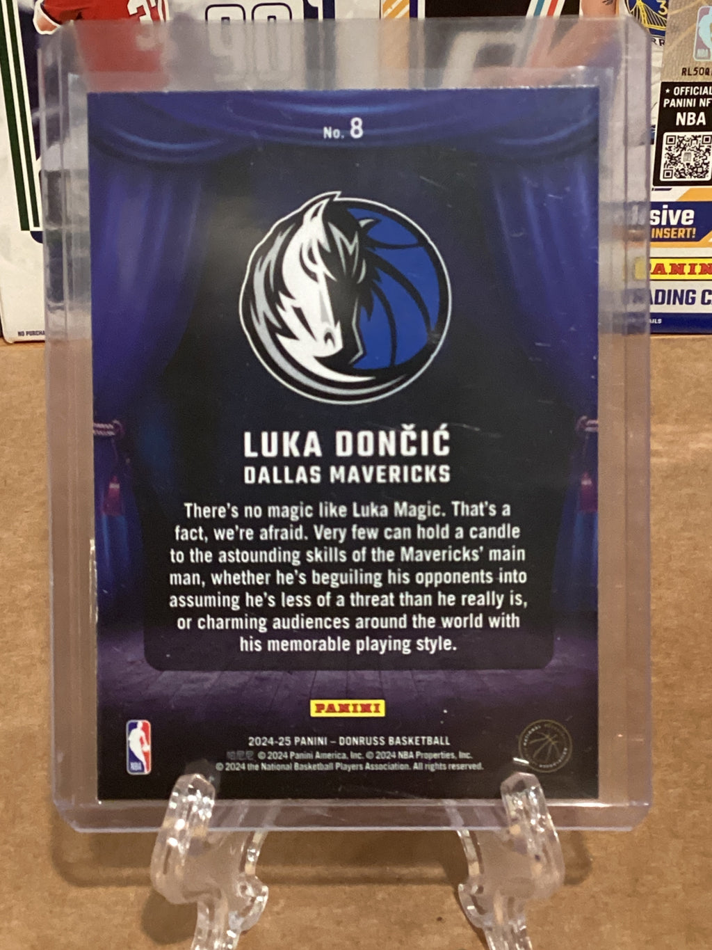 2024-25 NBA Luka Dončić, Magicians-Donruss #8- Gem Mint