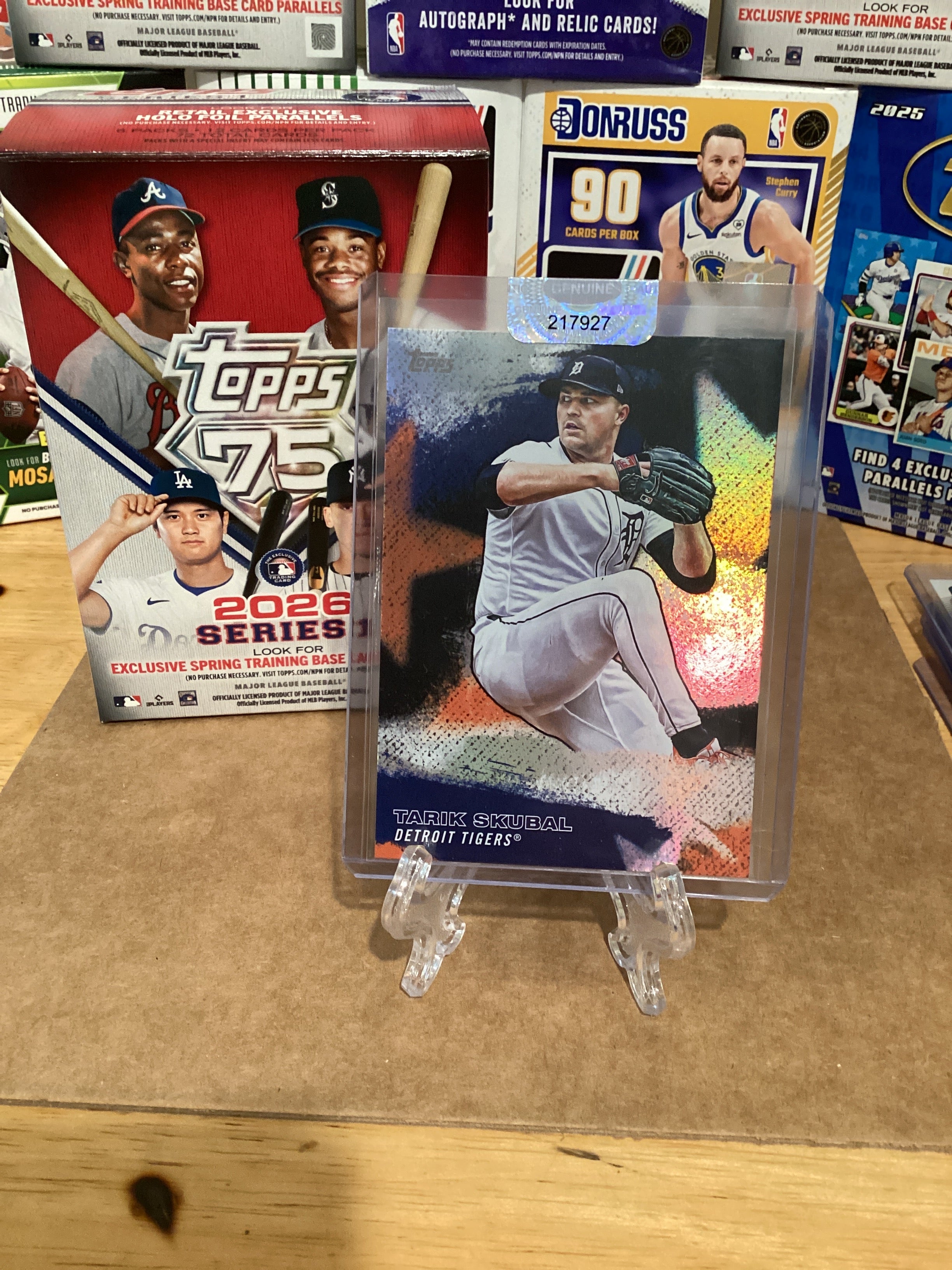 2026 MLB Tarik Skubal Topps-series1-Gem mint