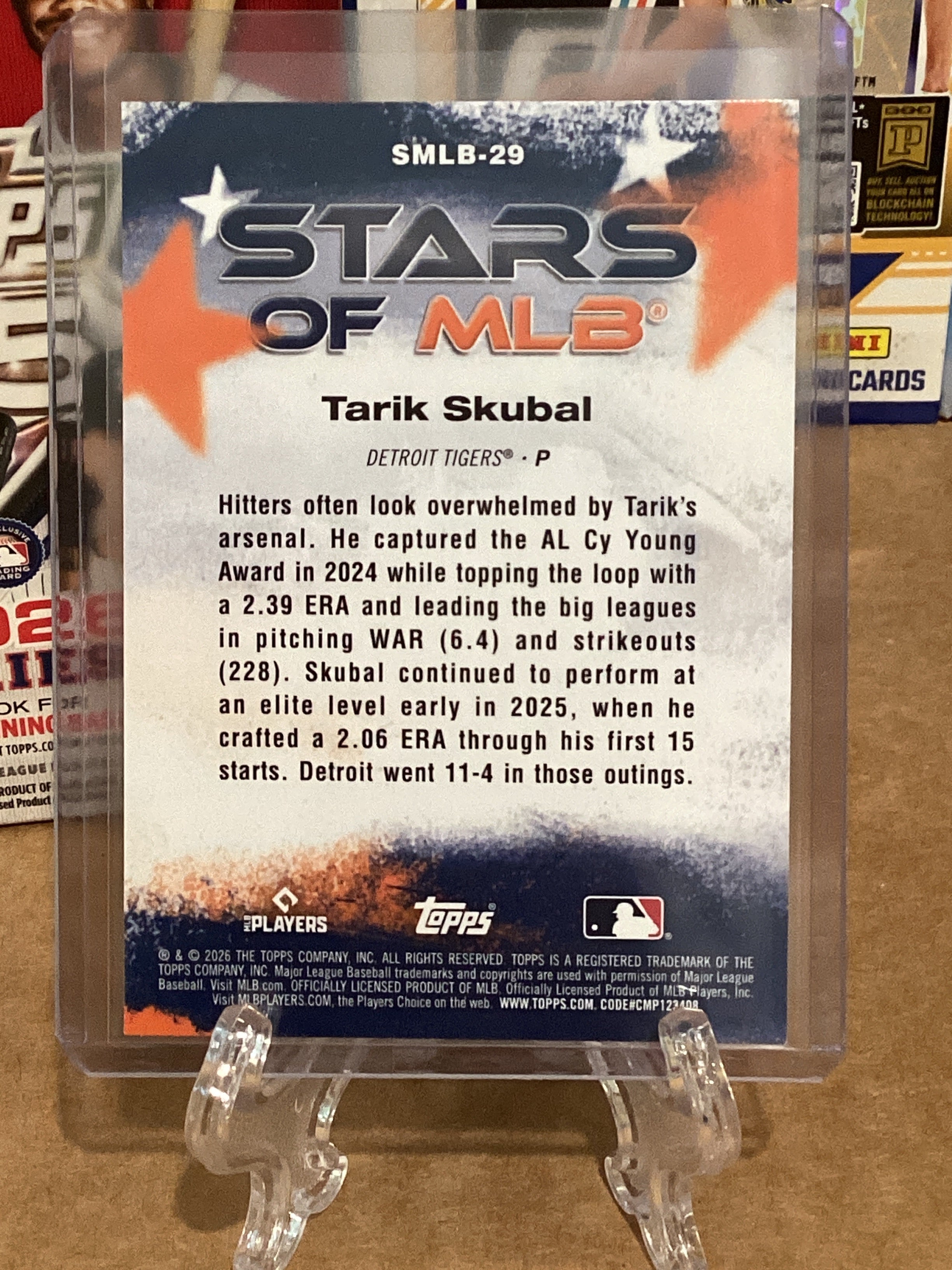 2026 MLB Tarik Skubal Topps-series1-Gem mint