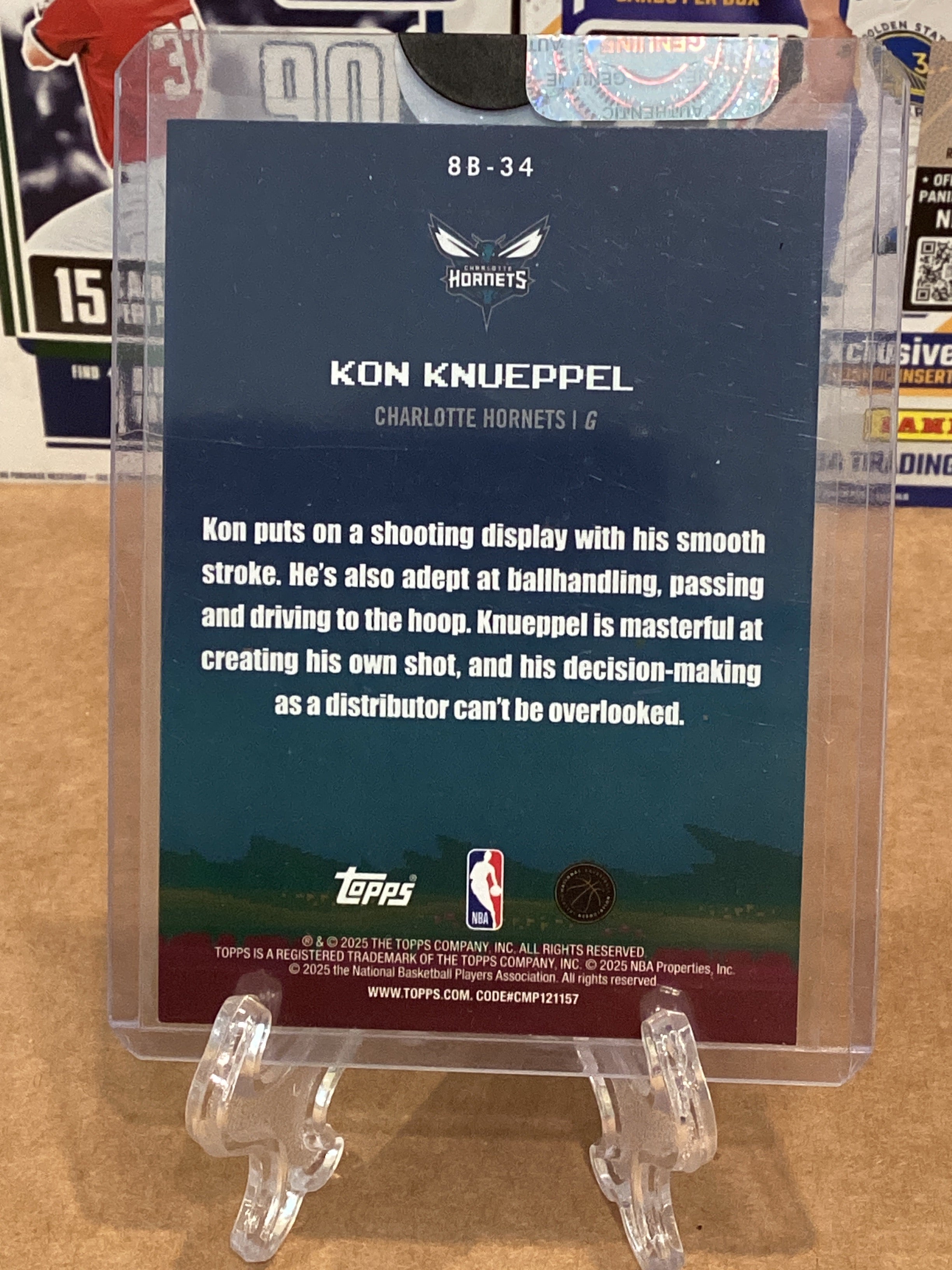 2025 NBA Kon Knueppel Rookie 8B-34 GM-10