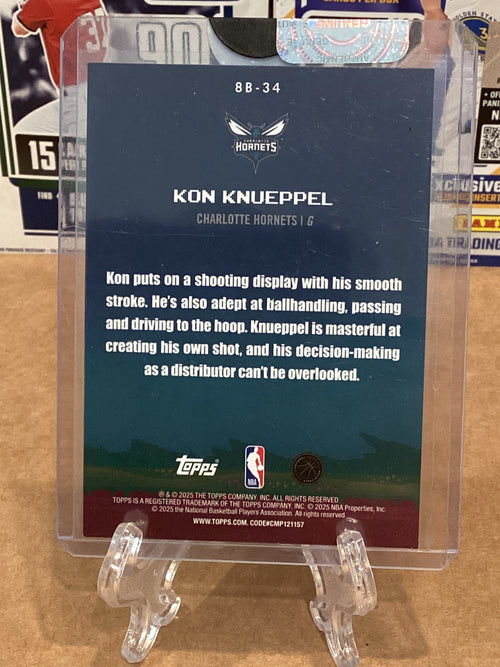 2025 NBA Kon Knueppel Rookie 8B-34 GM-10