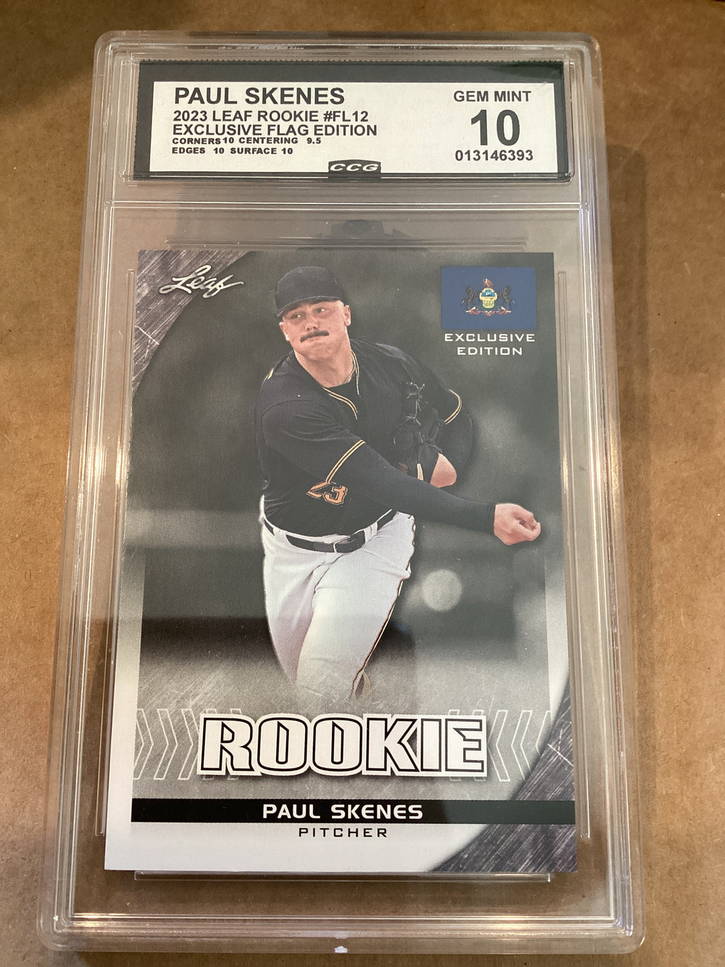 Paul Skenes 2023 Leaf Rookie GM 10
