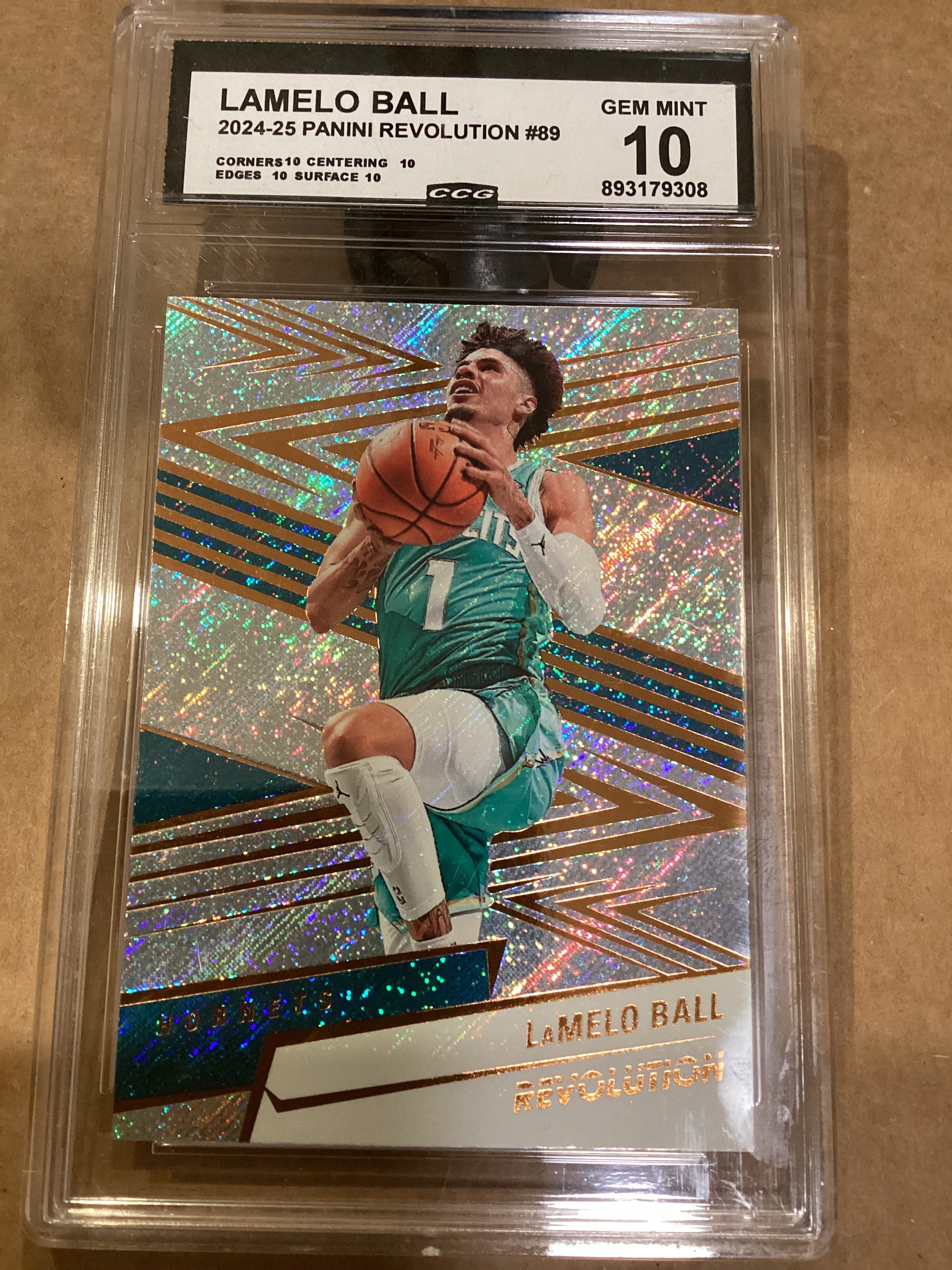 Lamelo Ball 2024-25 Disco Glitter Gem Mint 10