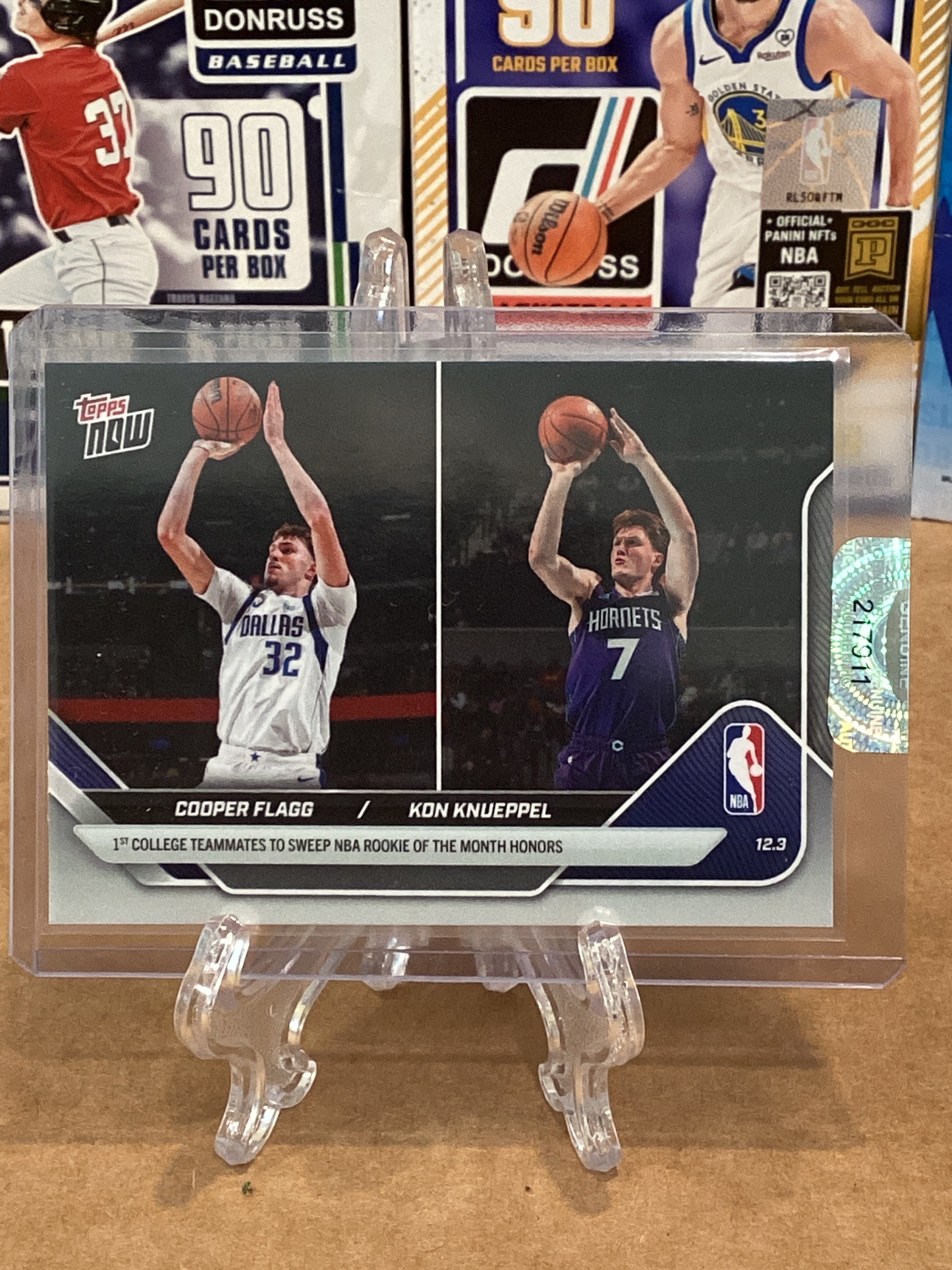2025 NBA Duo Cooper Flagg/ Kon Knueppel Topps Now #73 GM-10
