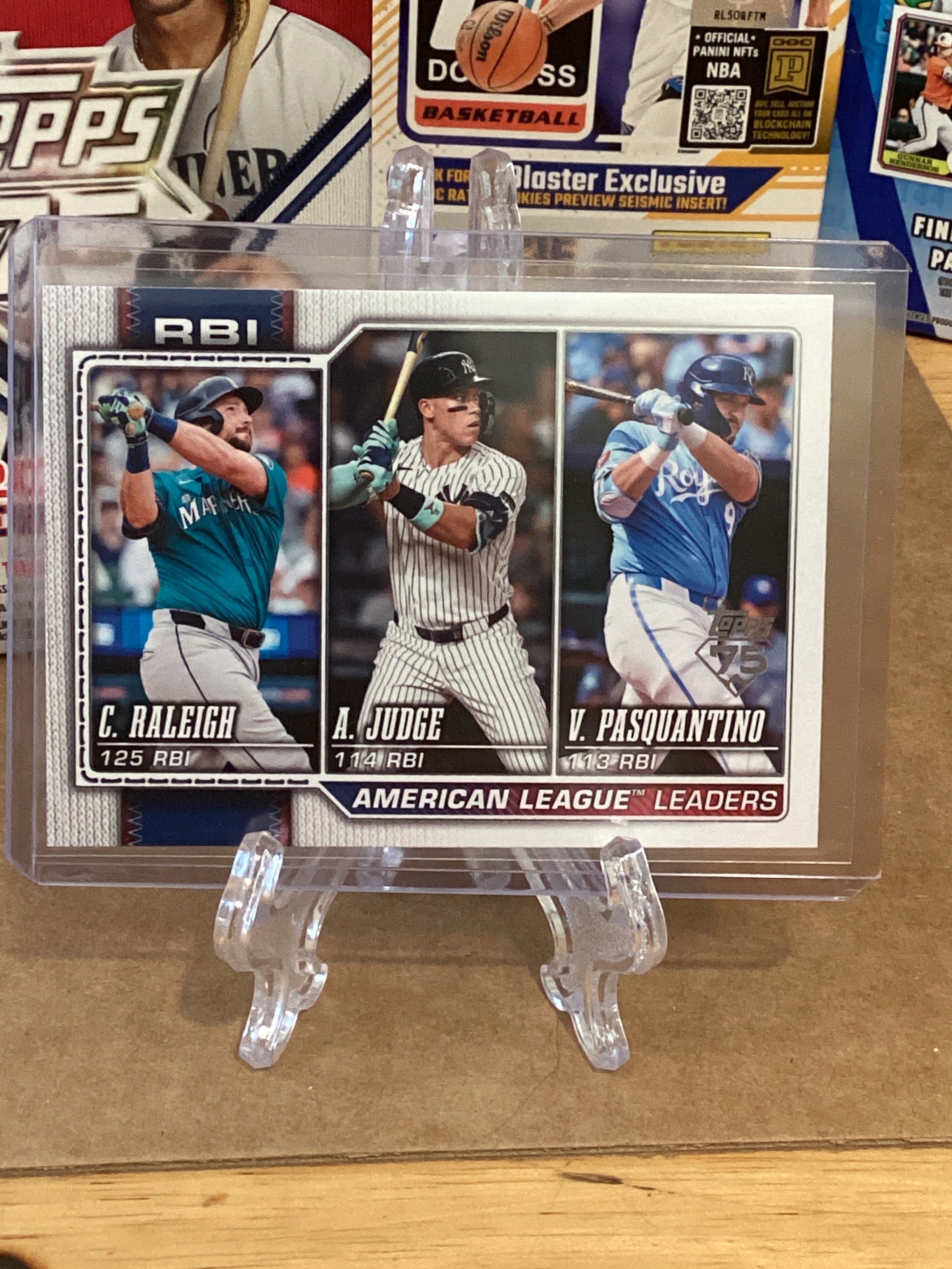 2026 MLB C.Raleigh/A.Judge/V.Pasquantino-RBI Leaders-Gem Mint