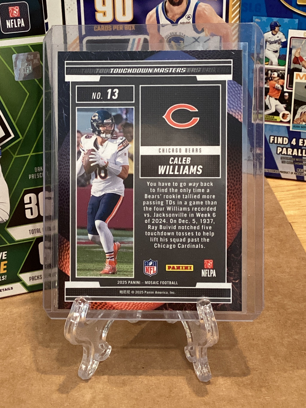 2025 NFL Panini Caleb Williams Mosaics #13 Gem mint 10