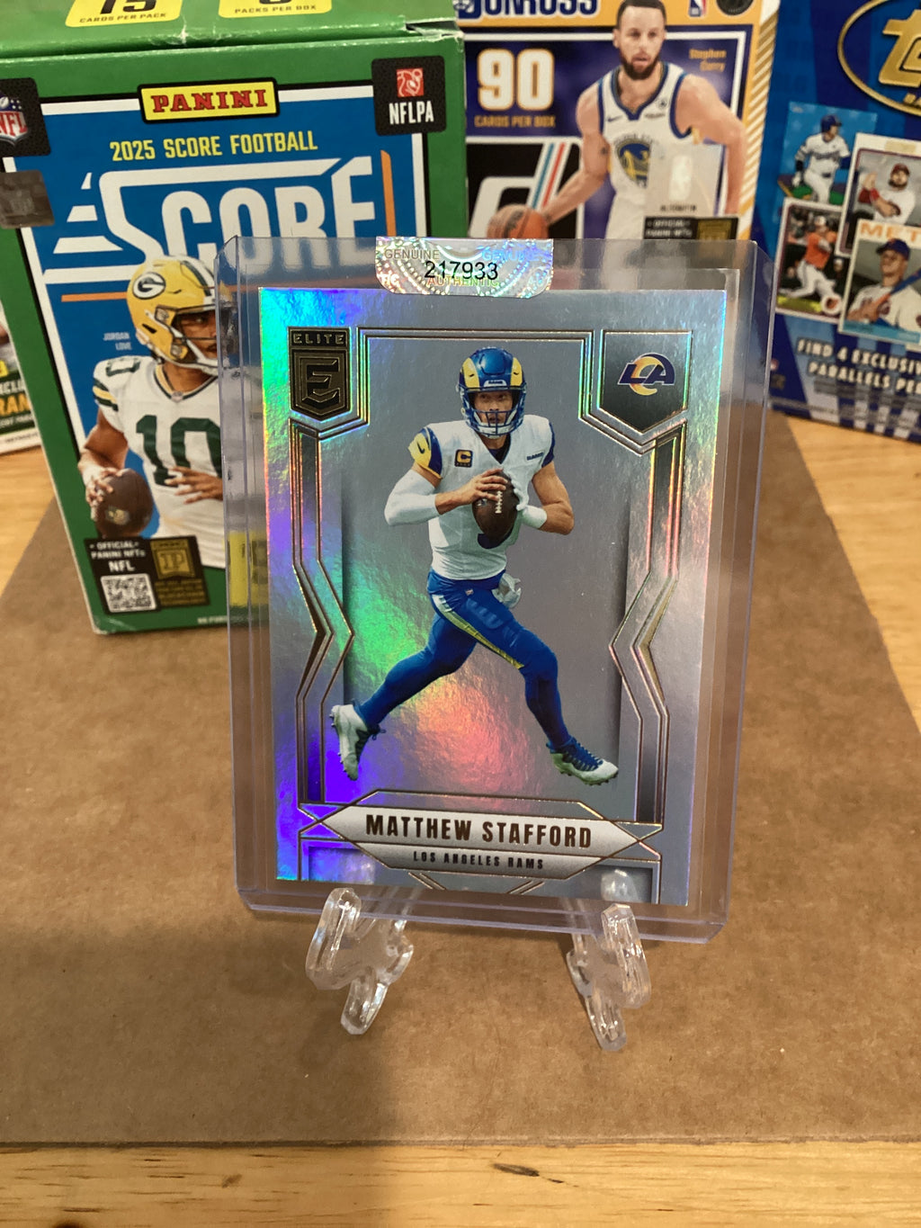2025 NFL Matthew Stafford-Donruss Elite/Foil-Gem Mint