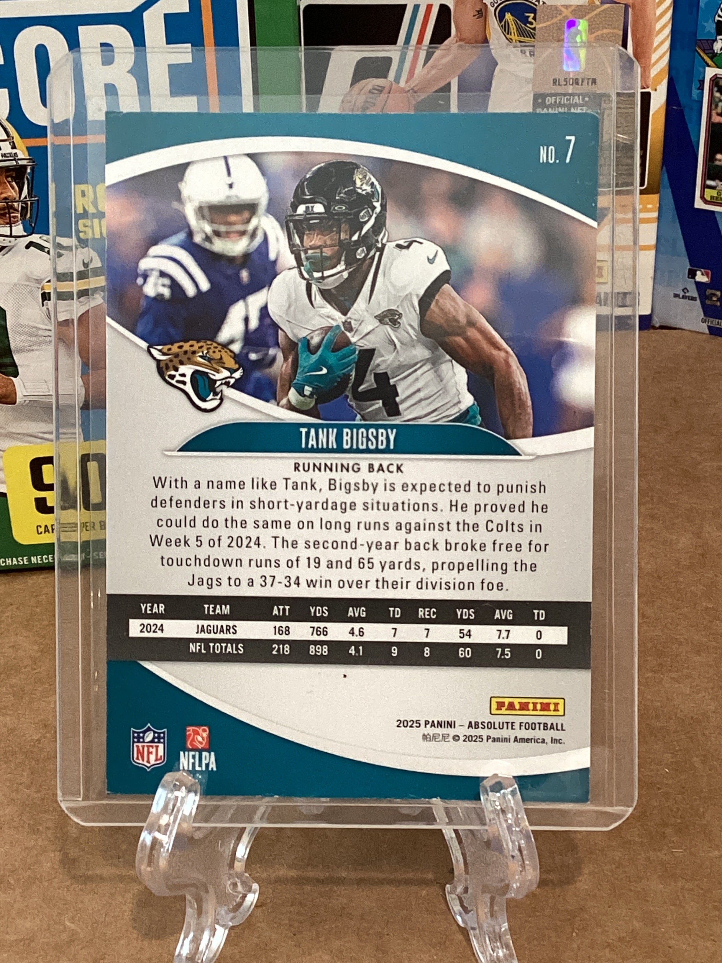 2025 NFL Tank Bigsby-Panini/Absolute/Base-Gem mint