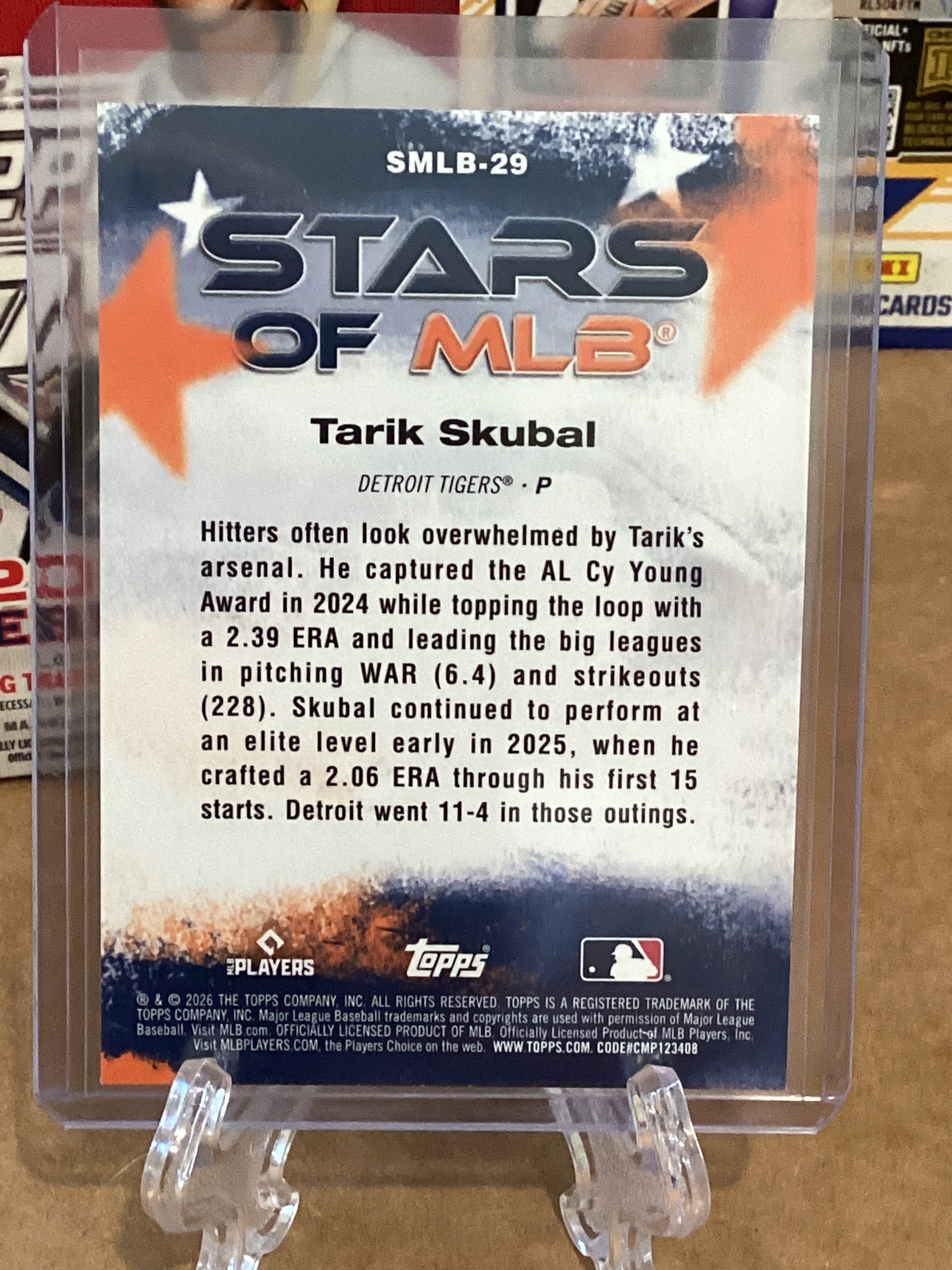 2026 MLB Tarik Skubal-Topps Ser1-Foil-Gem Mint