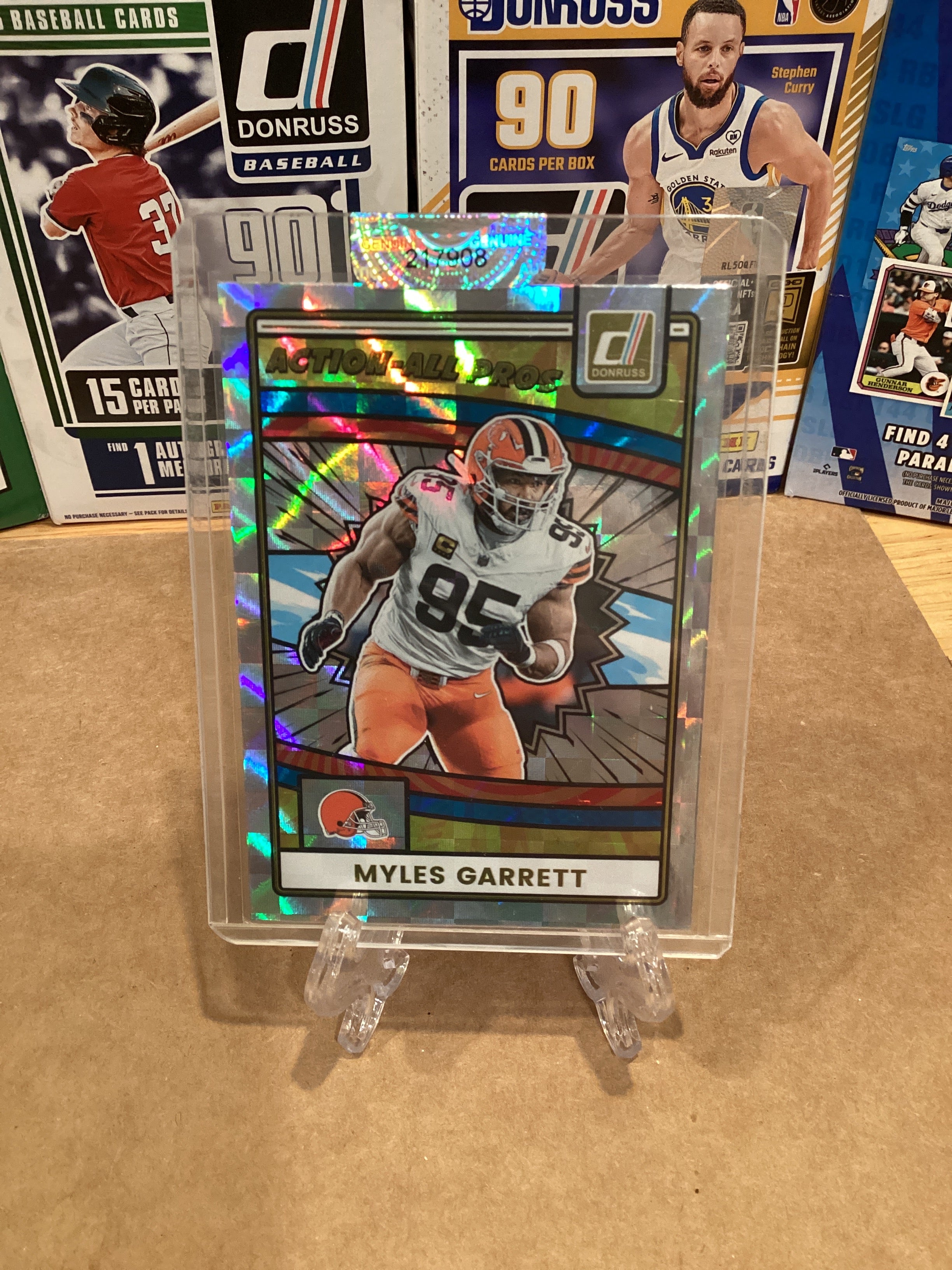 2025 NFL Myles Garrett- Donruss-prism-#AAP-MGA-Gem mint 10